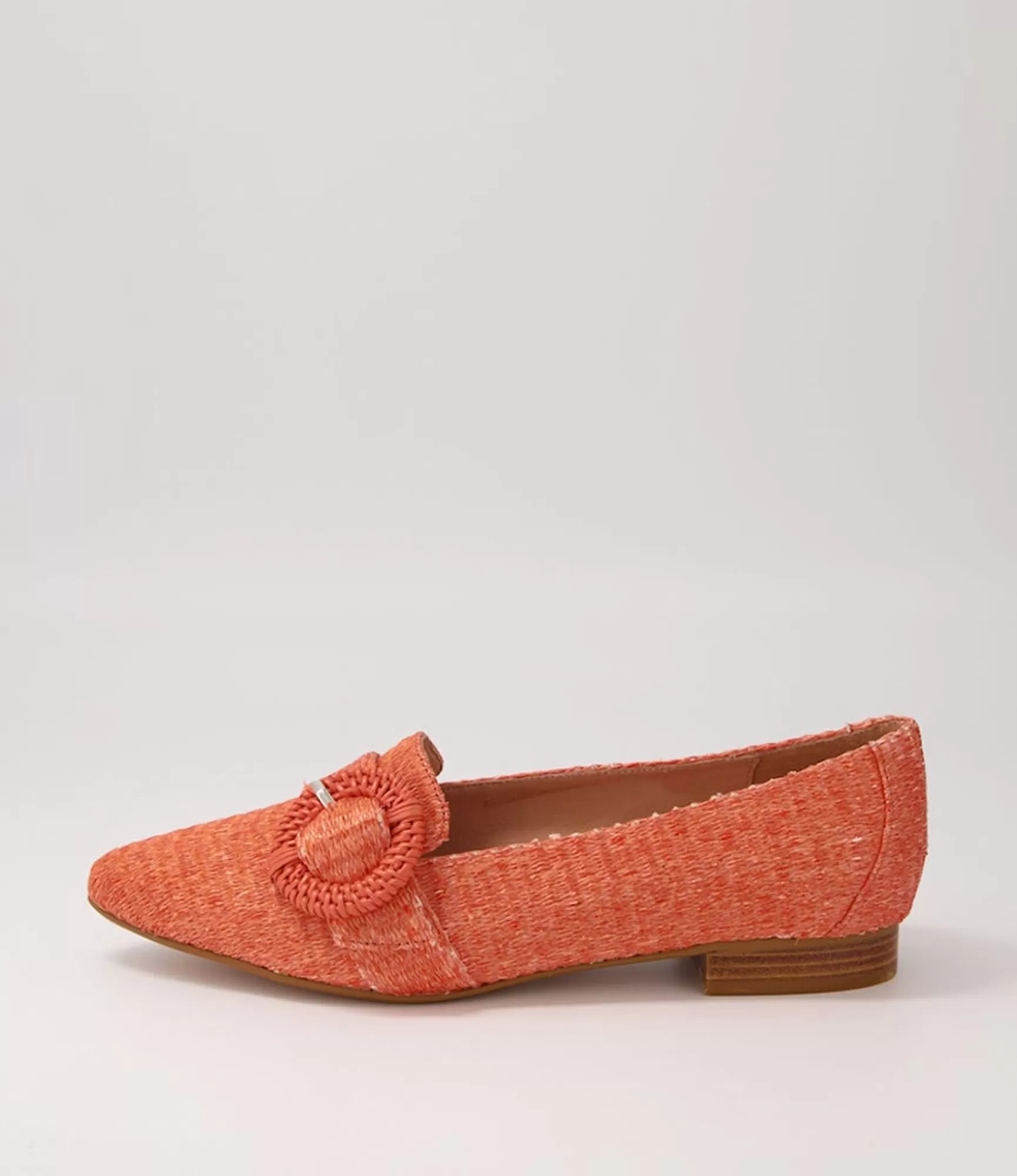 Online Midas Shoes Demira Tangerine Woven Flat Shoes