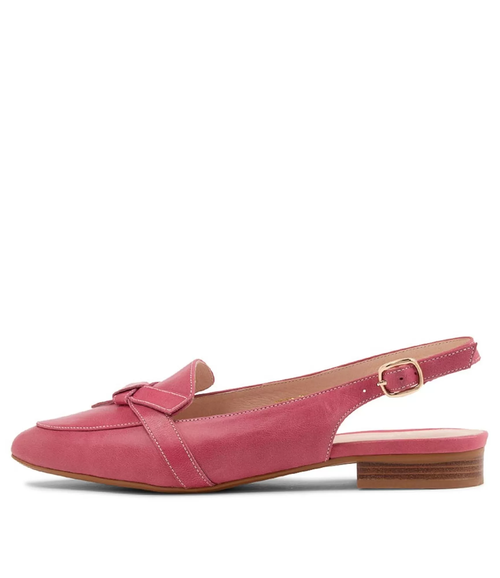 New Midas Shoes Dido Fuchsia Leather Loafers