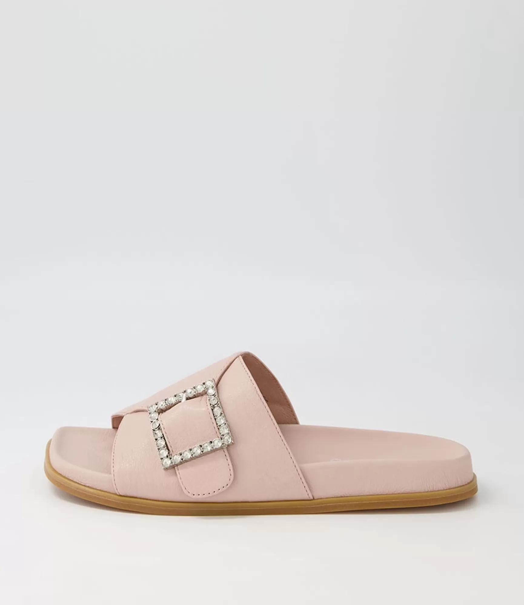 Cheap Midas Shoes Doe Rose Leather Slides