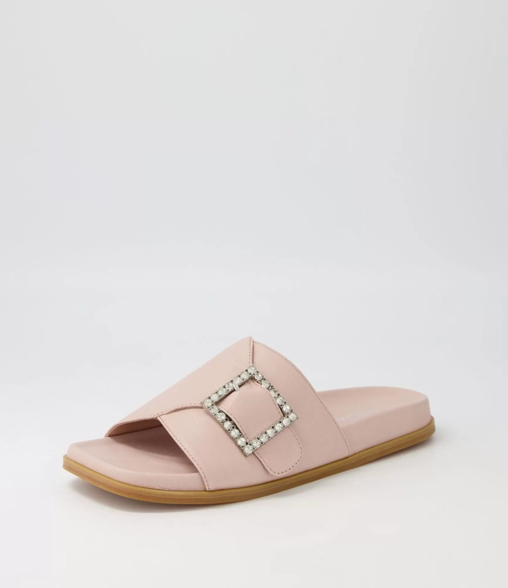 Cheap Midas Shoes Doe Rose Leather Slides