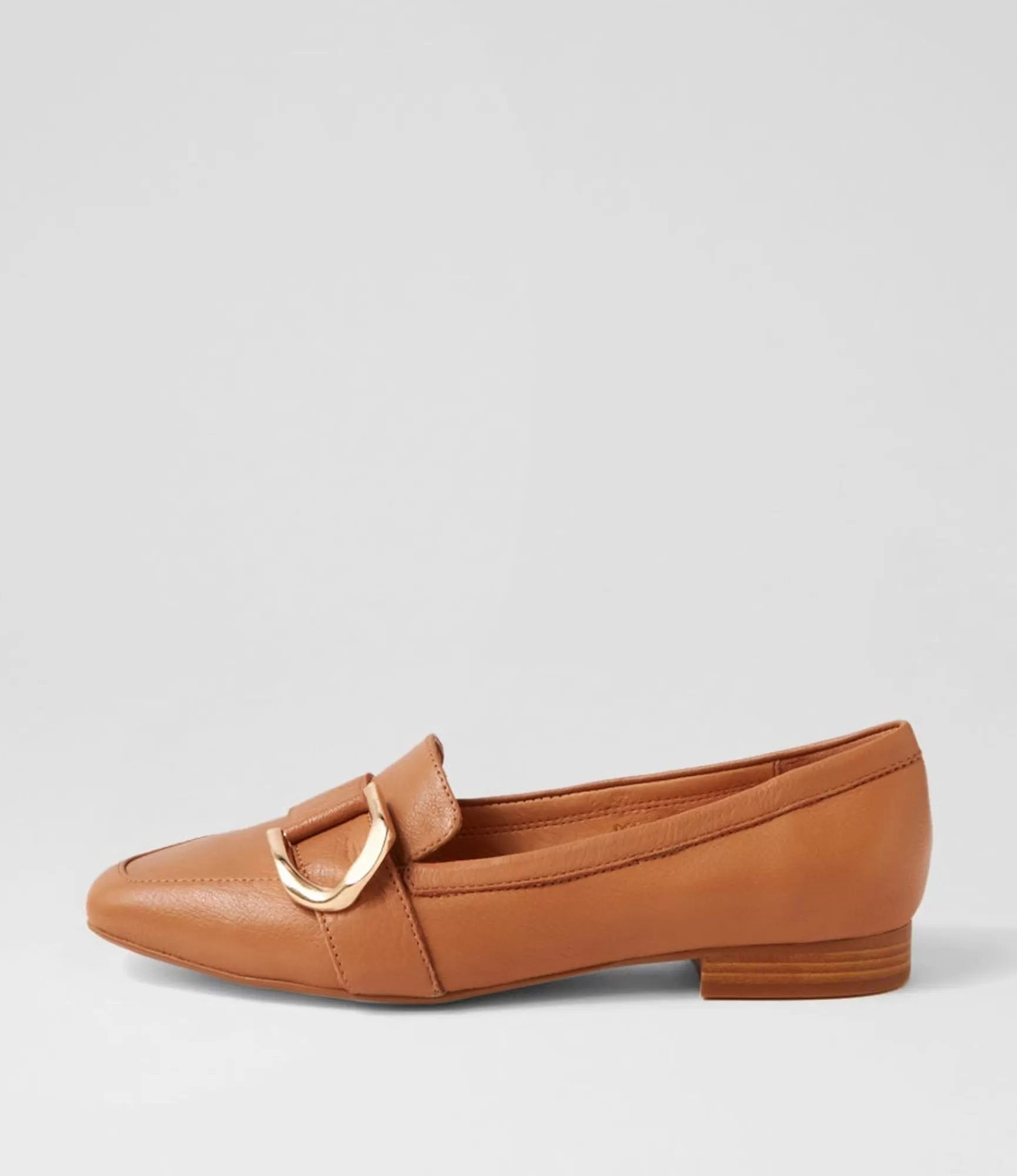 Best Midas Shoes Dorees Dark Tan Leather Loafers