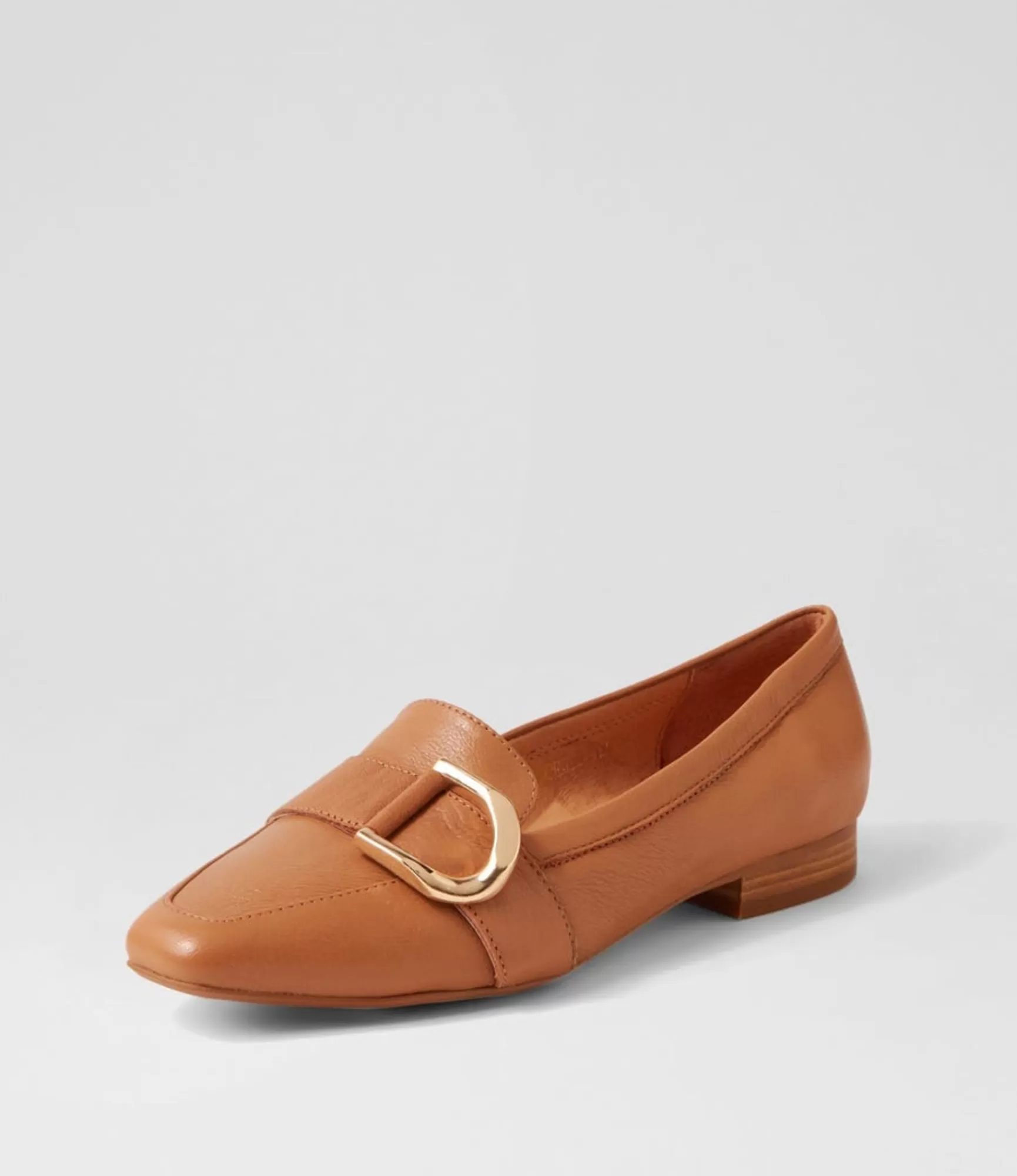 Best Midas Shoes Dorees Dark Tan Leather Loafers
