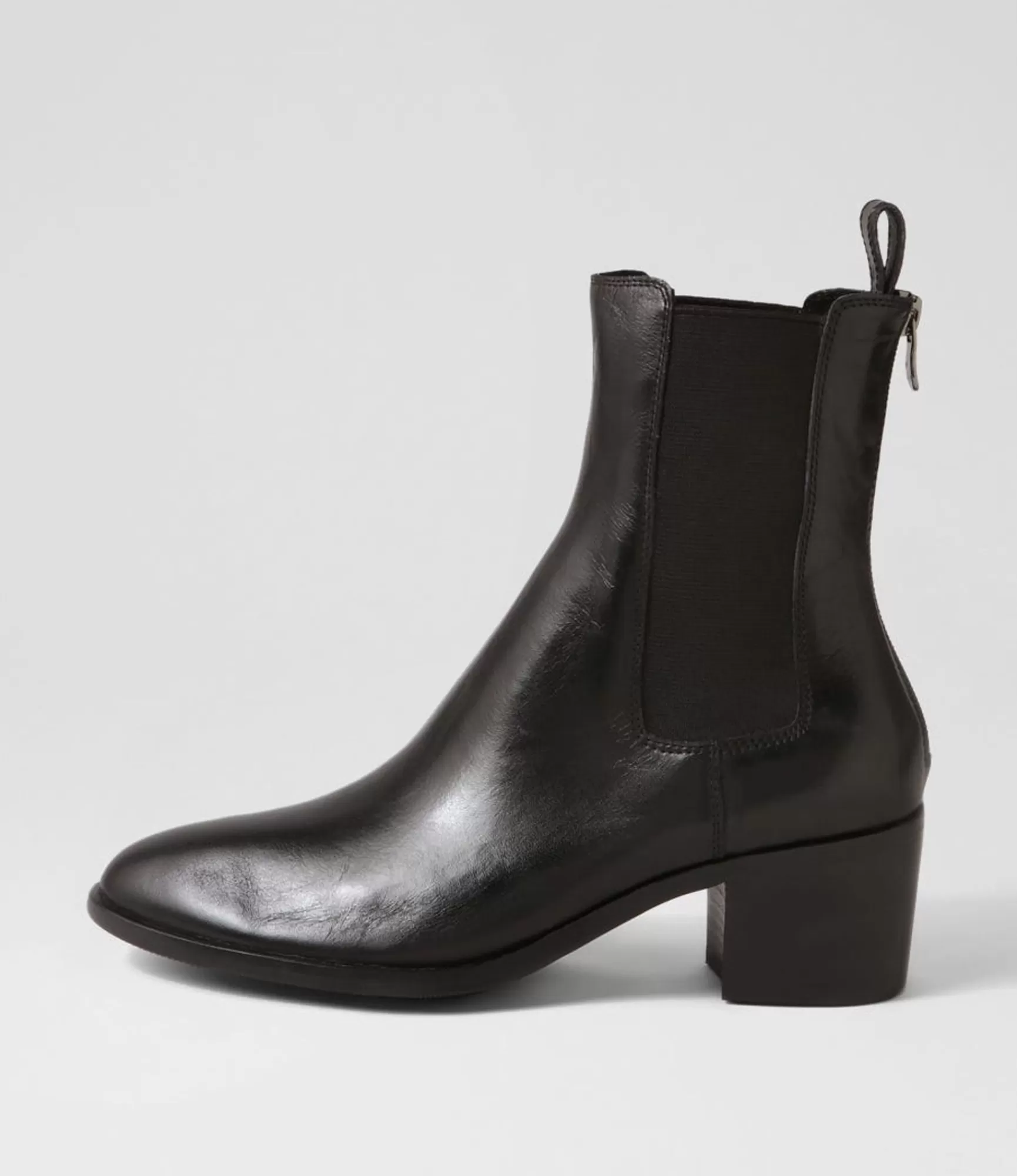 Flash Sale Midas Shoes Dowd Black Leather Chelsea Boots