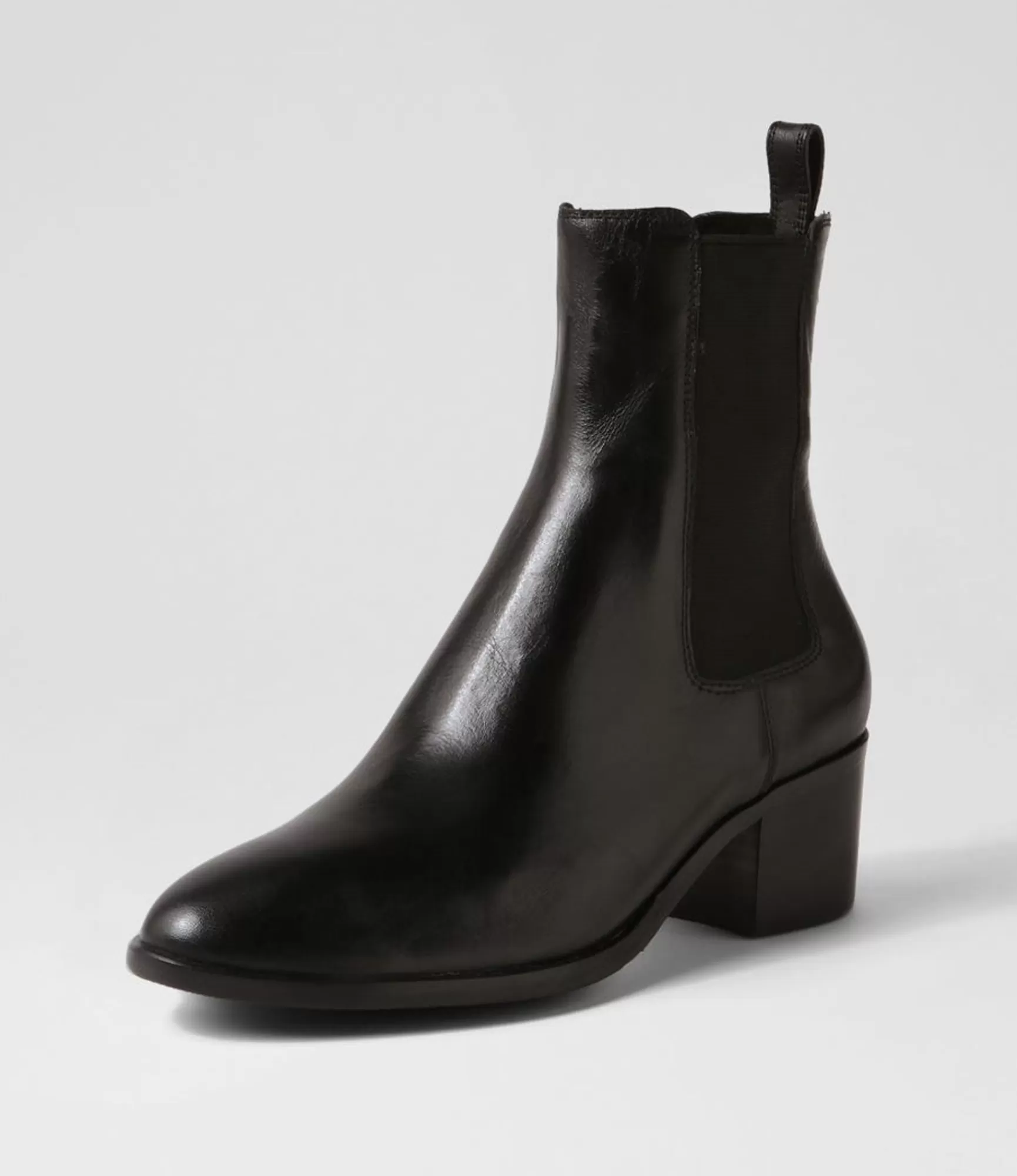 Flash Sale Midas Shoes Dowd Black Leather Chelsea Boots
