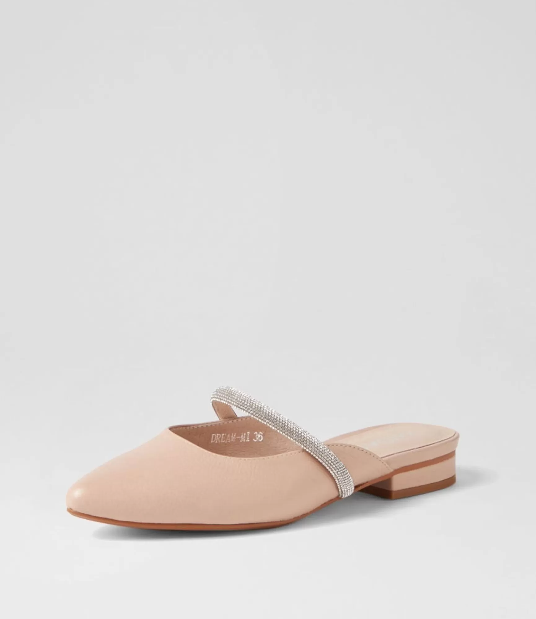 Best Midas Shoes Dream Nude Leather Flat Shoes