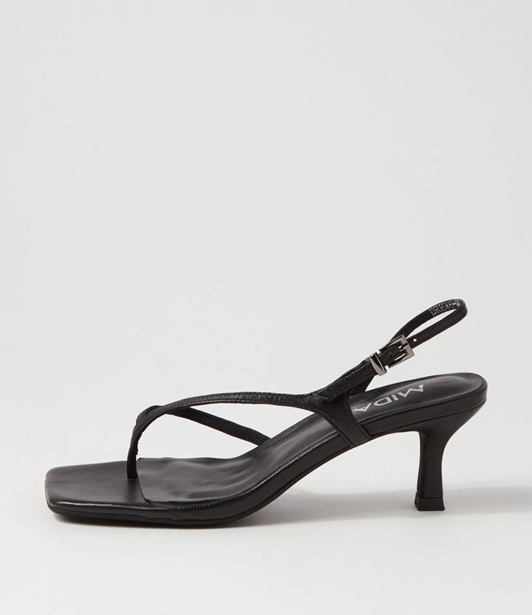 Flash Sale Midas Shoes Drewe Black Leather Sandals