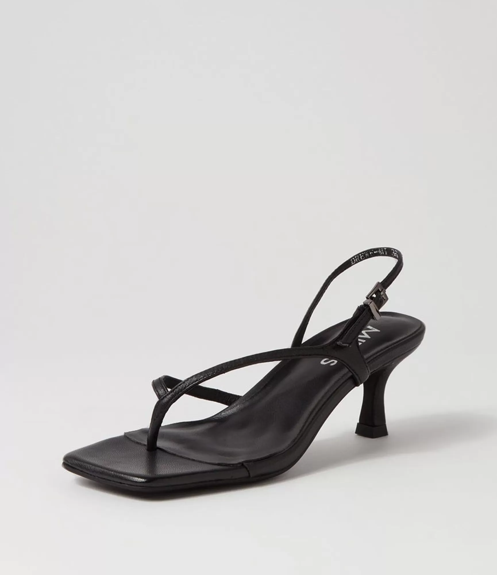 Flash Sale Midas Shoes Drewe Black Leather Sandals