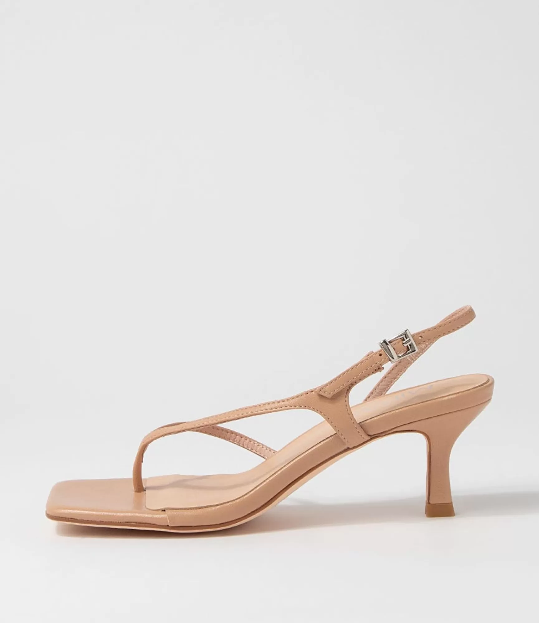 Discount Midas Shoes Drewe Nude Leather Sandals