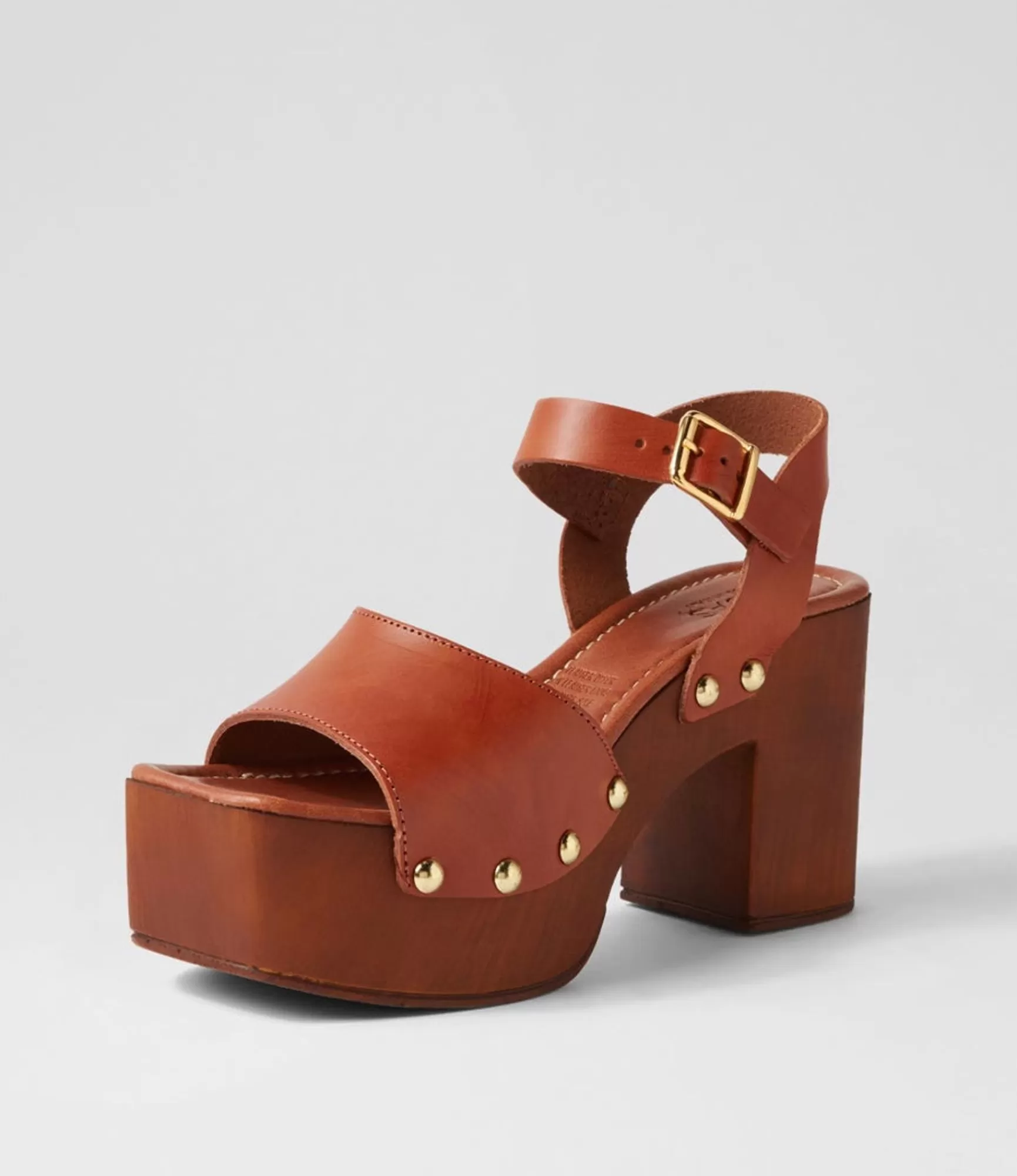 Store Midas Shoes Eliy Tan Leather Sandals