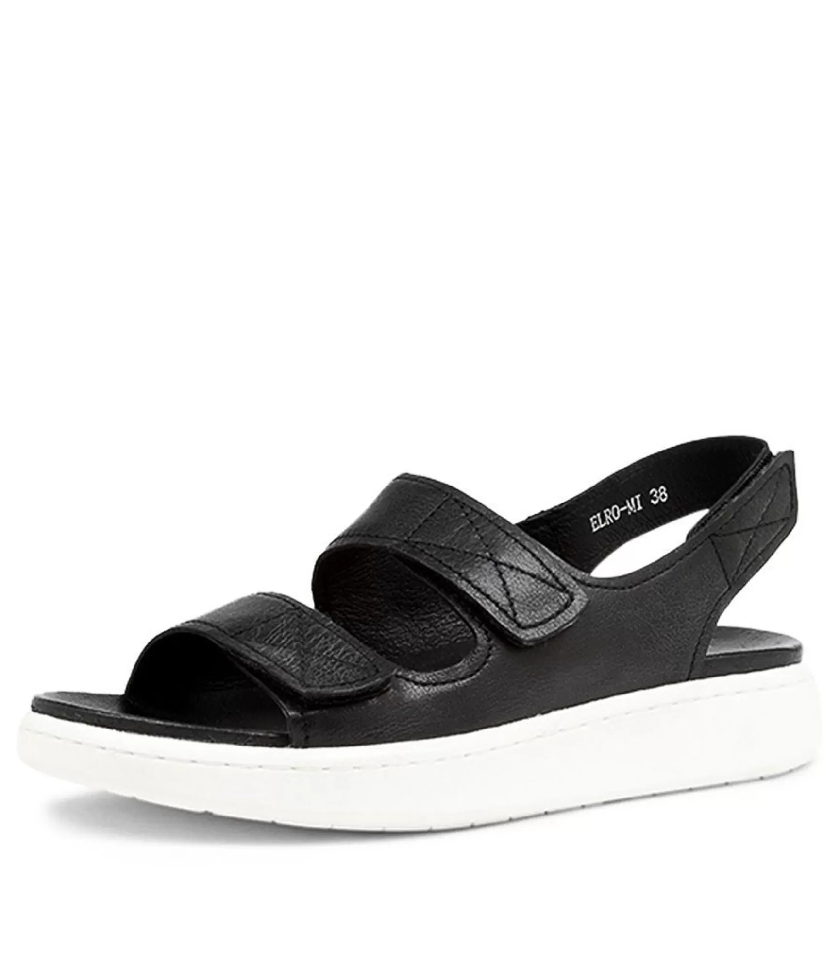 Cheap Midas Shoes Elro Black Leather