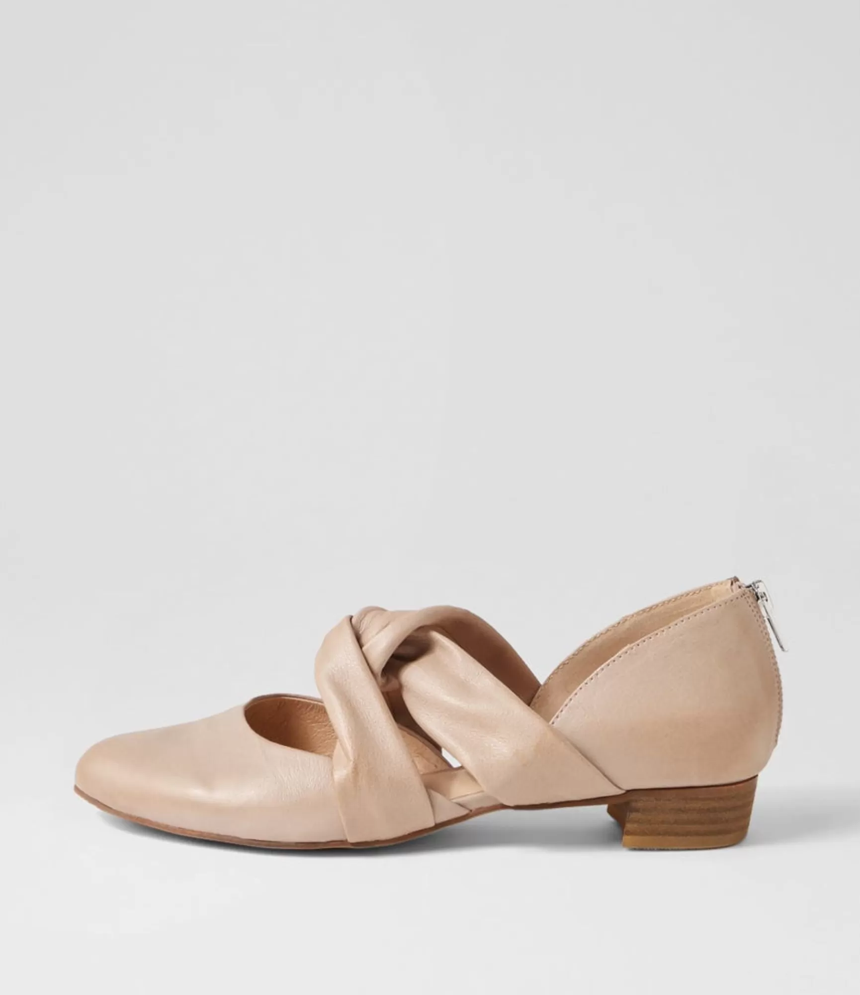 Store Midas Shoes Envy Cafe Leather Flat Shoes