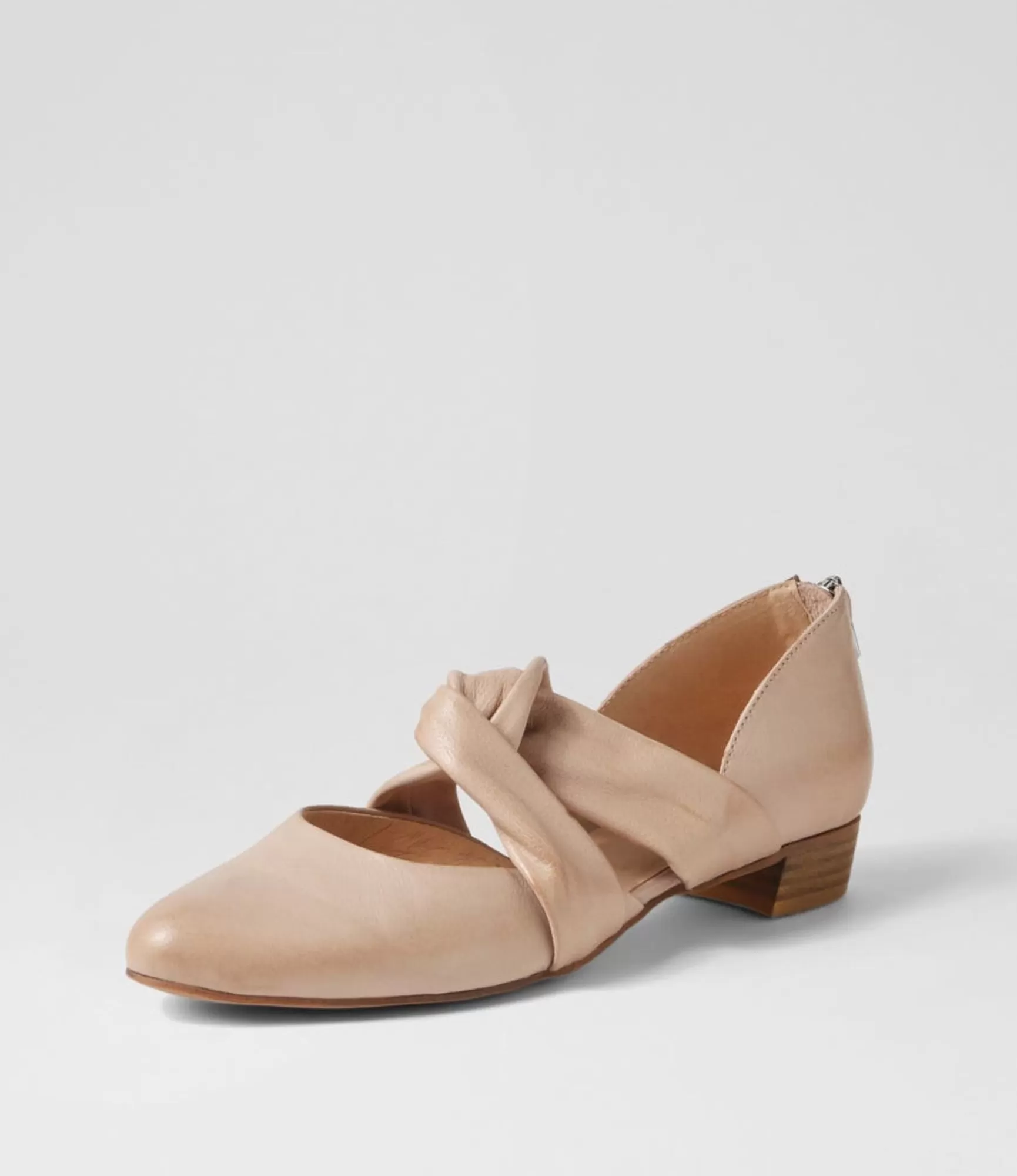 Store Midas Shoes Envy Cafe Leather Flat Shoes