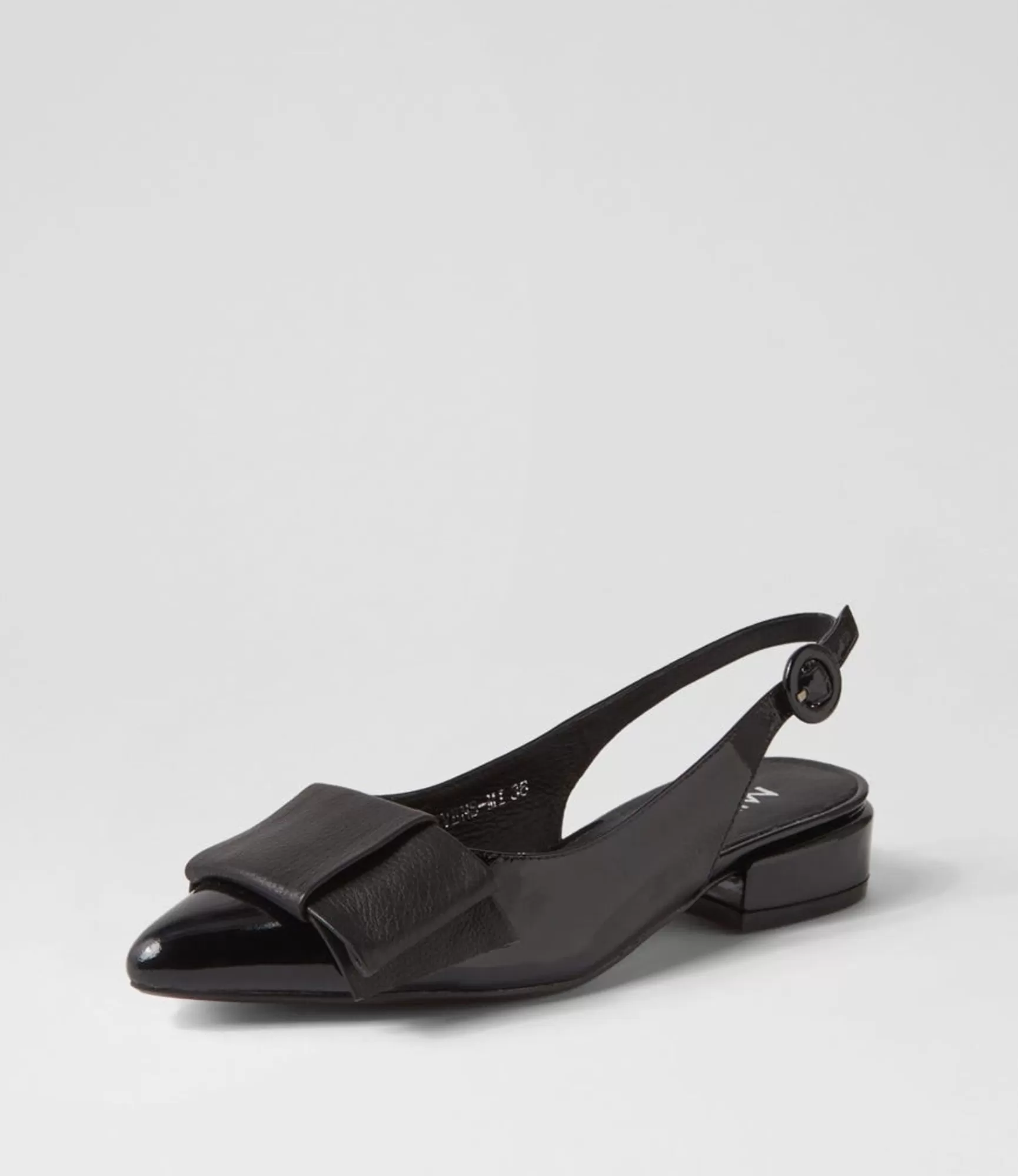 Shop Midas Shoes Evens Black Patent Leather Flat Shoes