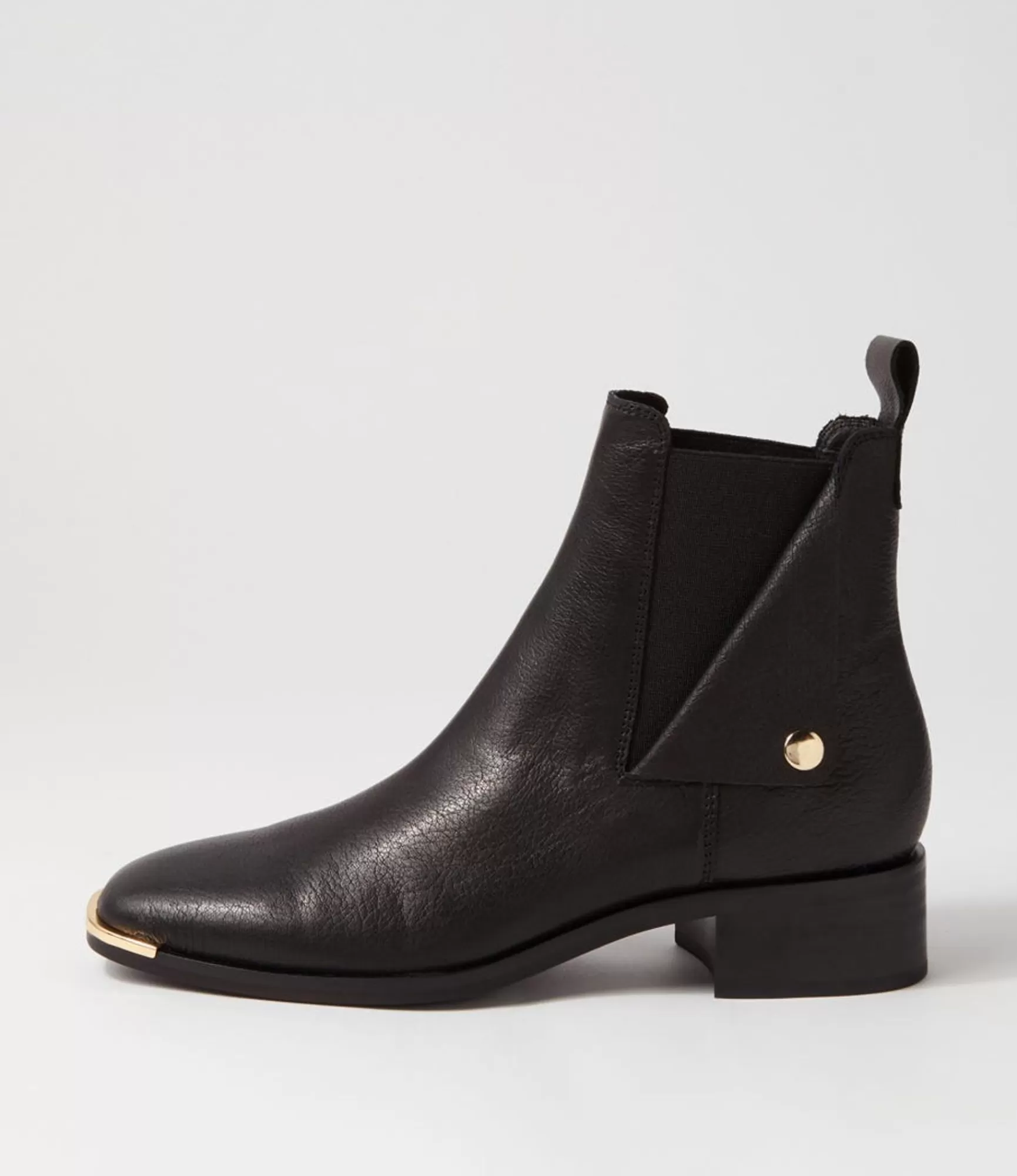 Cheap Midas Shoes Fabie Black Leather Chelsea Boots