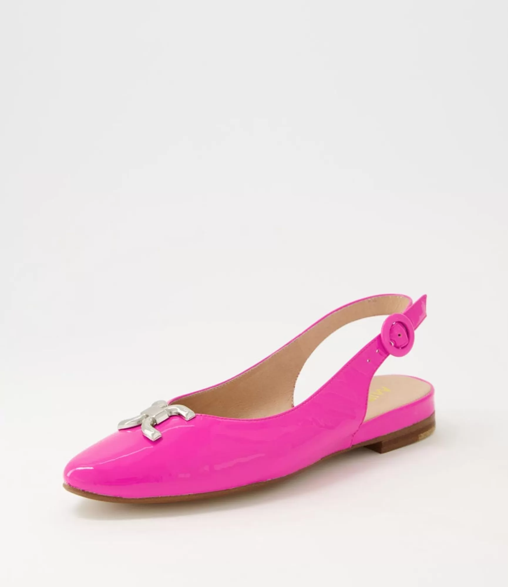 Online Midas Shoes Fallone Hot Pink Patent Leather Flat Shoes