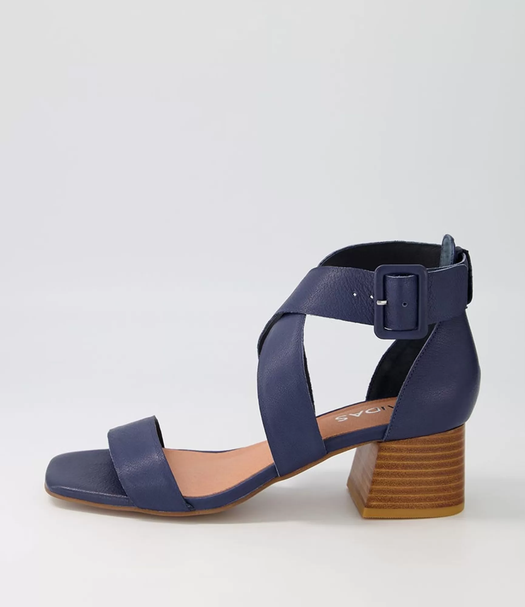 Flash Sale Midas Shoes Farlane Navy Leather Sandals