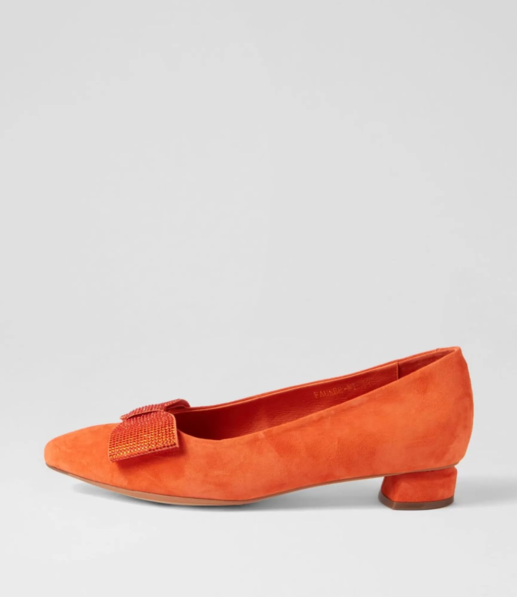 Best Sale Midas Shoes Fauner Light Orange Suede Flat Shoes