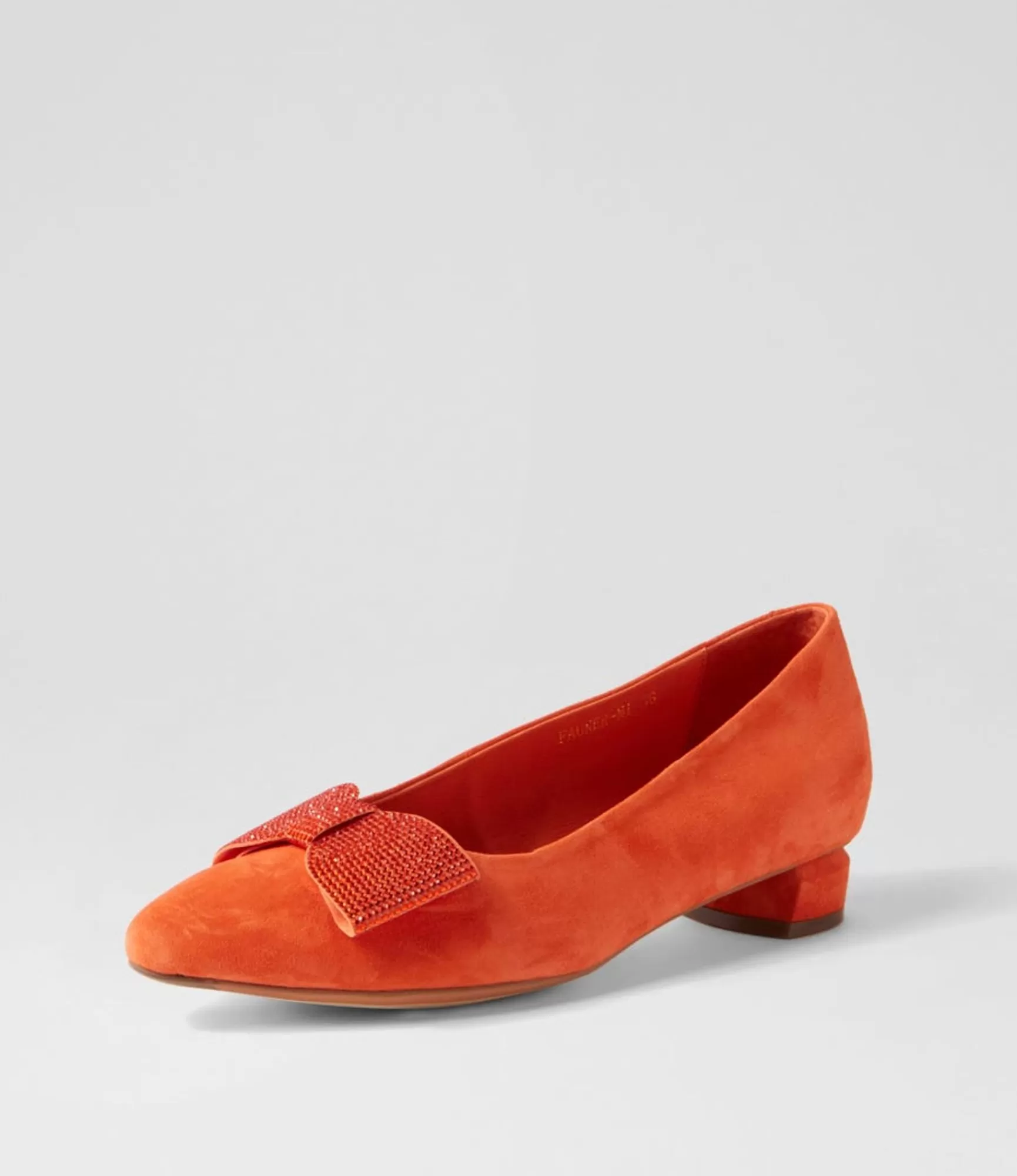 Best Sale Midas Shoes Fauner Light Orange Suede Flat Shoes