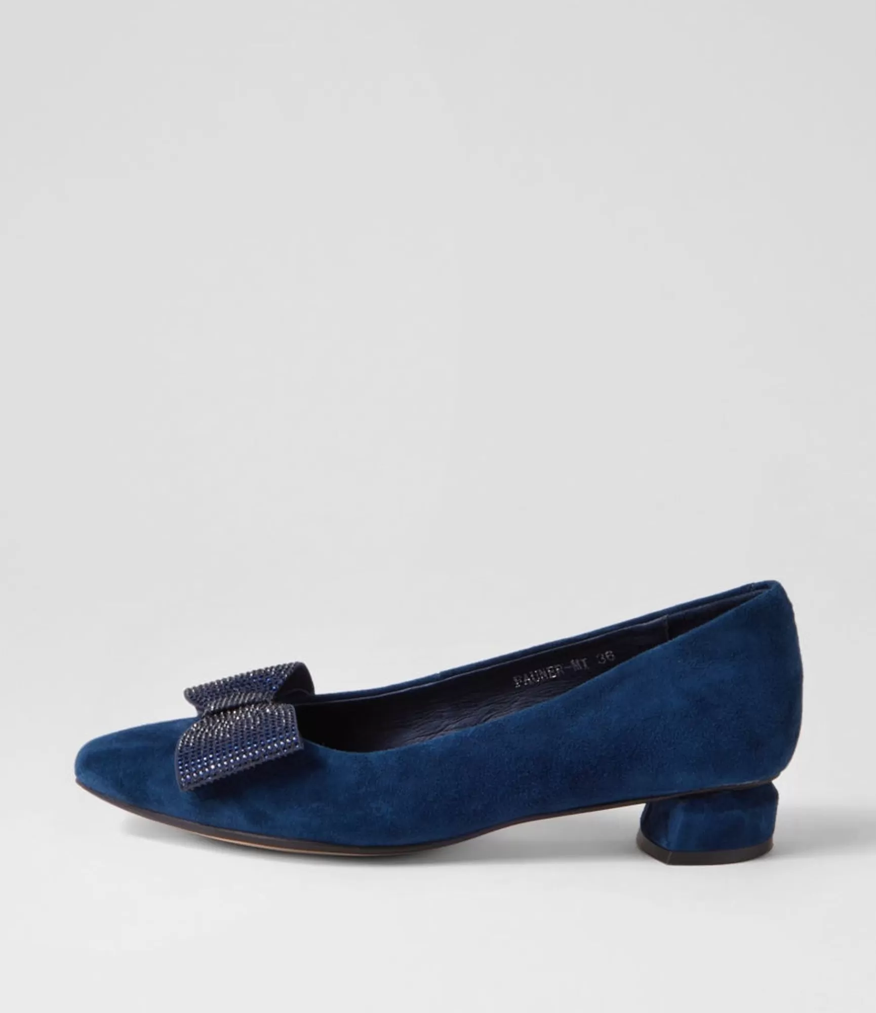 Best Sale Midas Shoes Fauner Navy Suede Flat Shoes