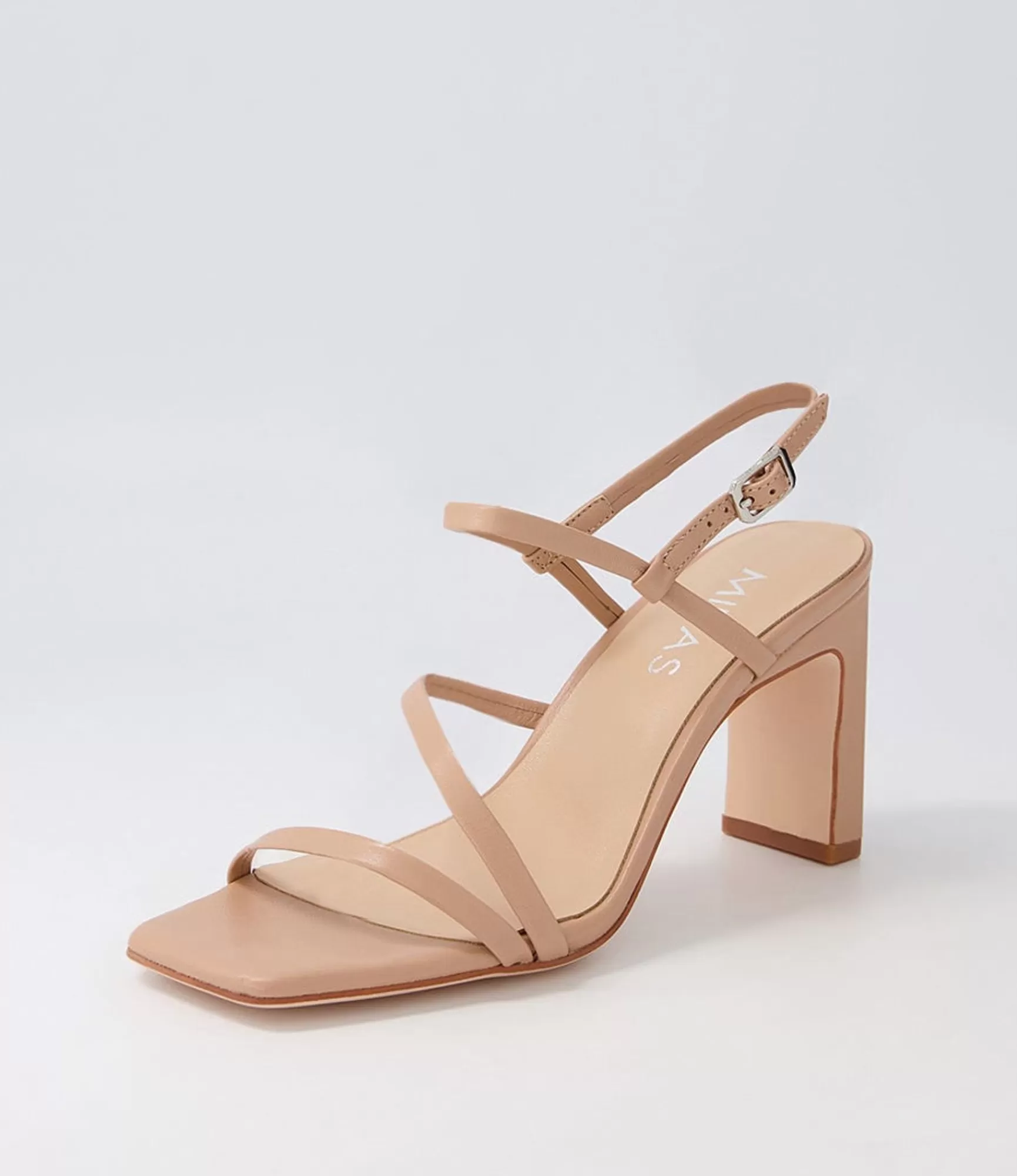 Fashion Midas Shoes Fayte Nude Leather Sandals