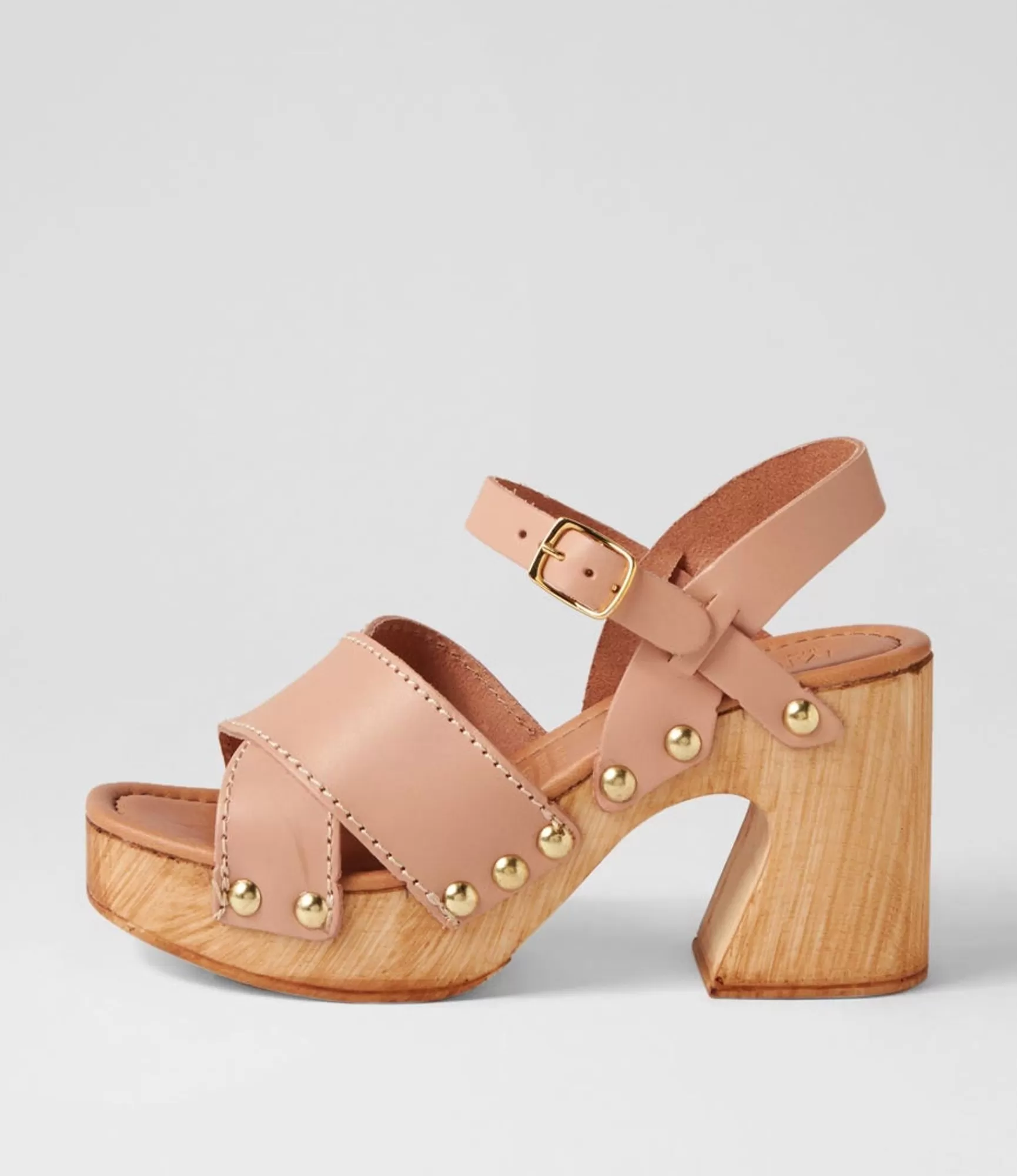Cheap Midas Shoes Fillie Nude Leather Sandals
