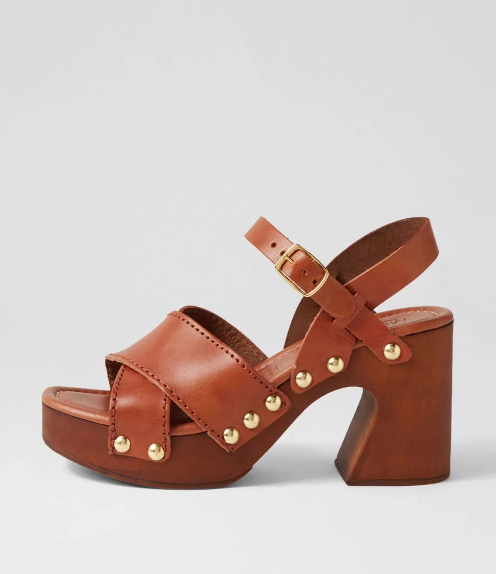 Cheap Midas Shoes Fillie Tan Leather Sandals