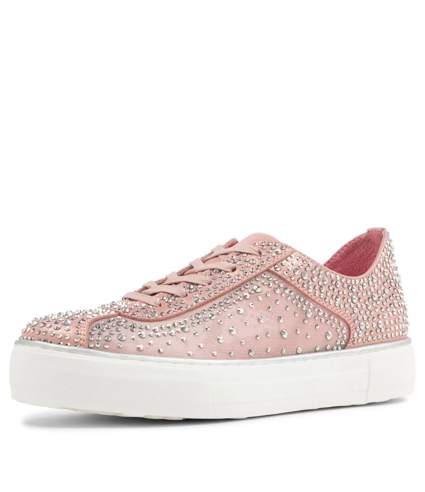 New Midas Shoes Fillip Pink Mesh Leather Sneakers