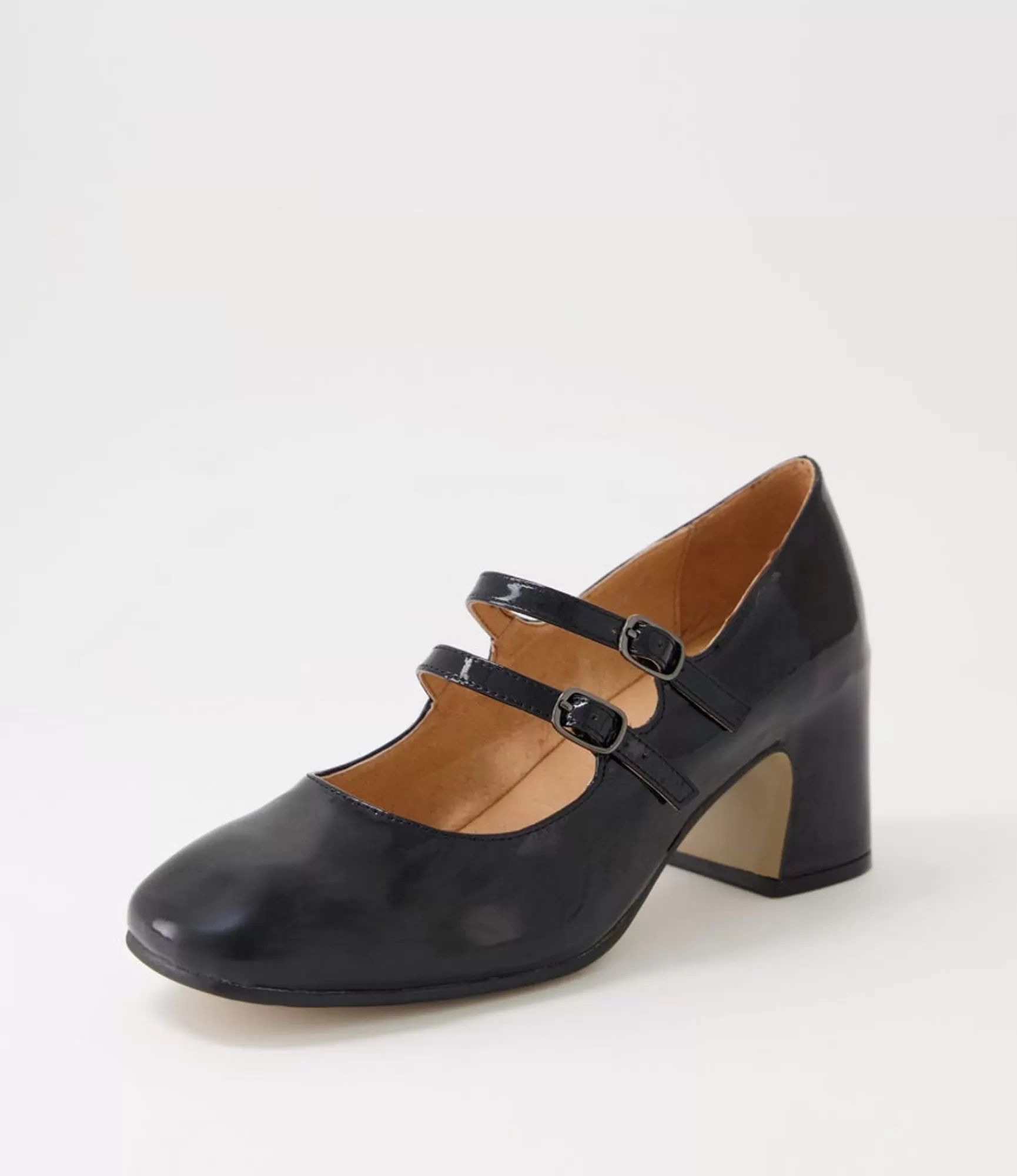 Sale Midas Shoes Fiore Black Patent Leather Mary Janes