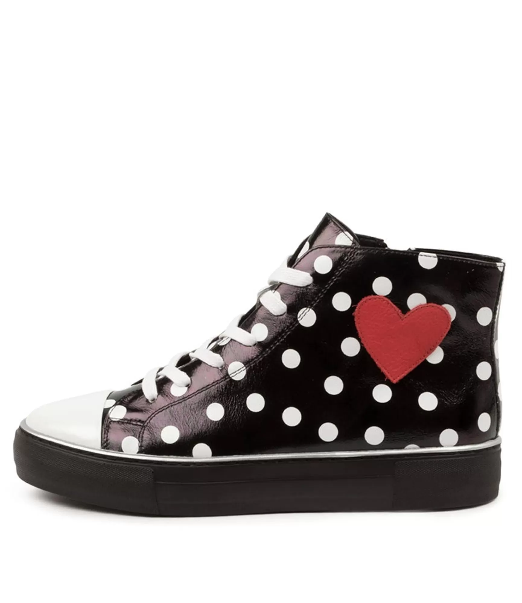 Shop Midas Shoes Flick Black&White Spot
