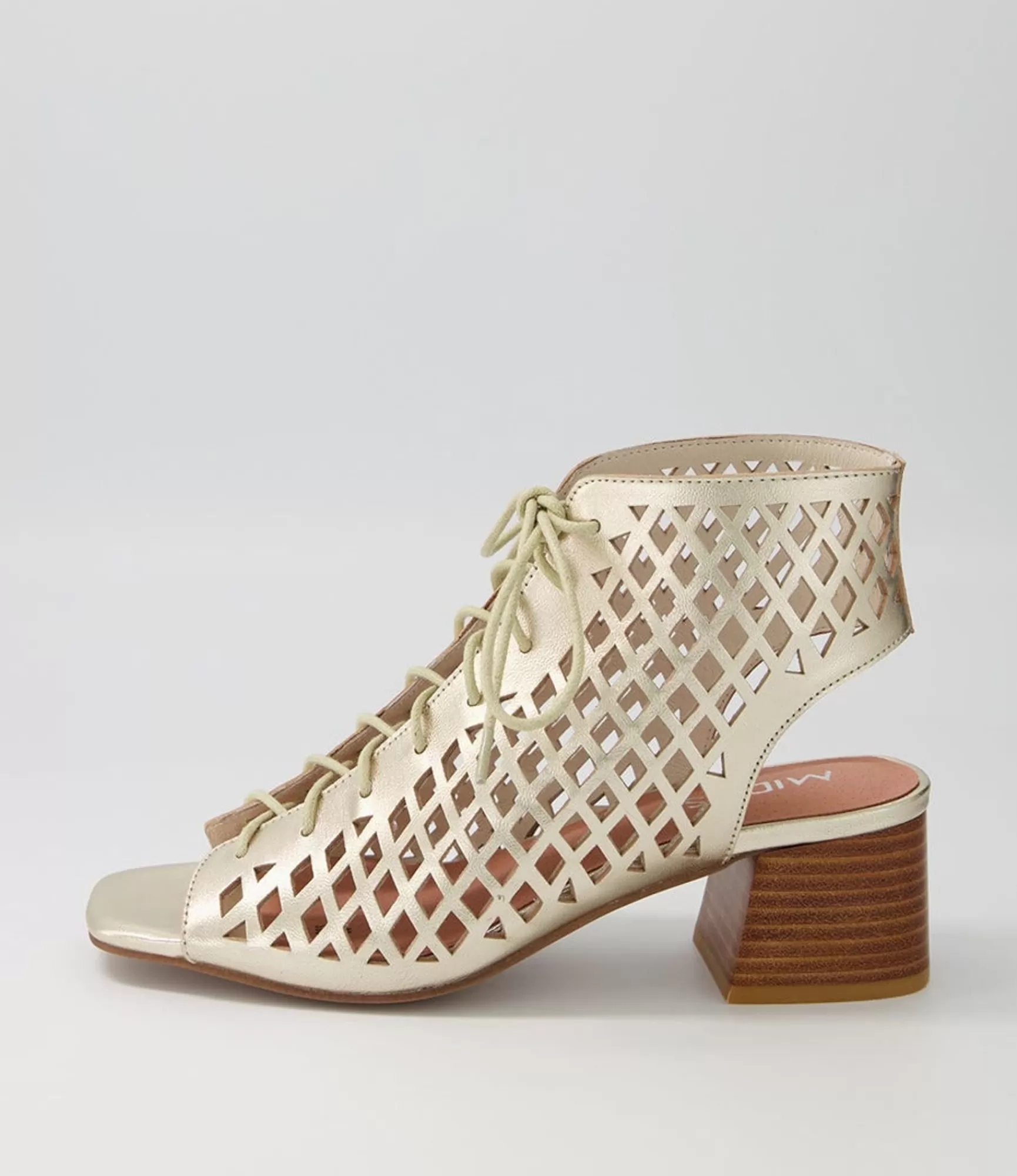 Flash Sale Midas Shoes Floss Pale Gold Leather Sandals