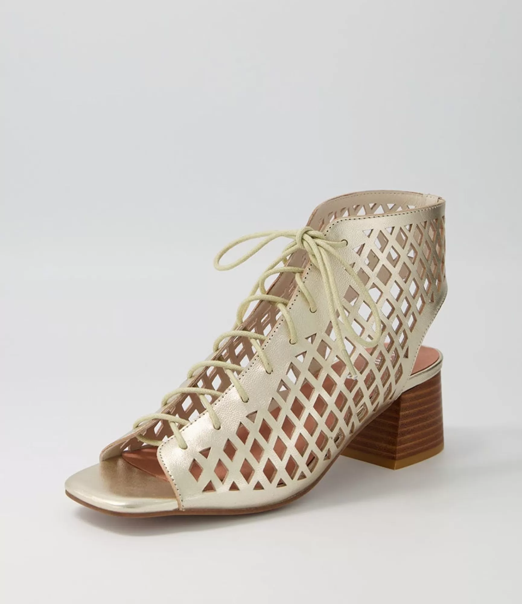 Flash Sale Midas Shoes Floss Pale Gold Leather Sandals