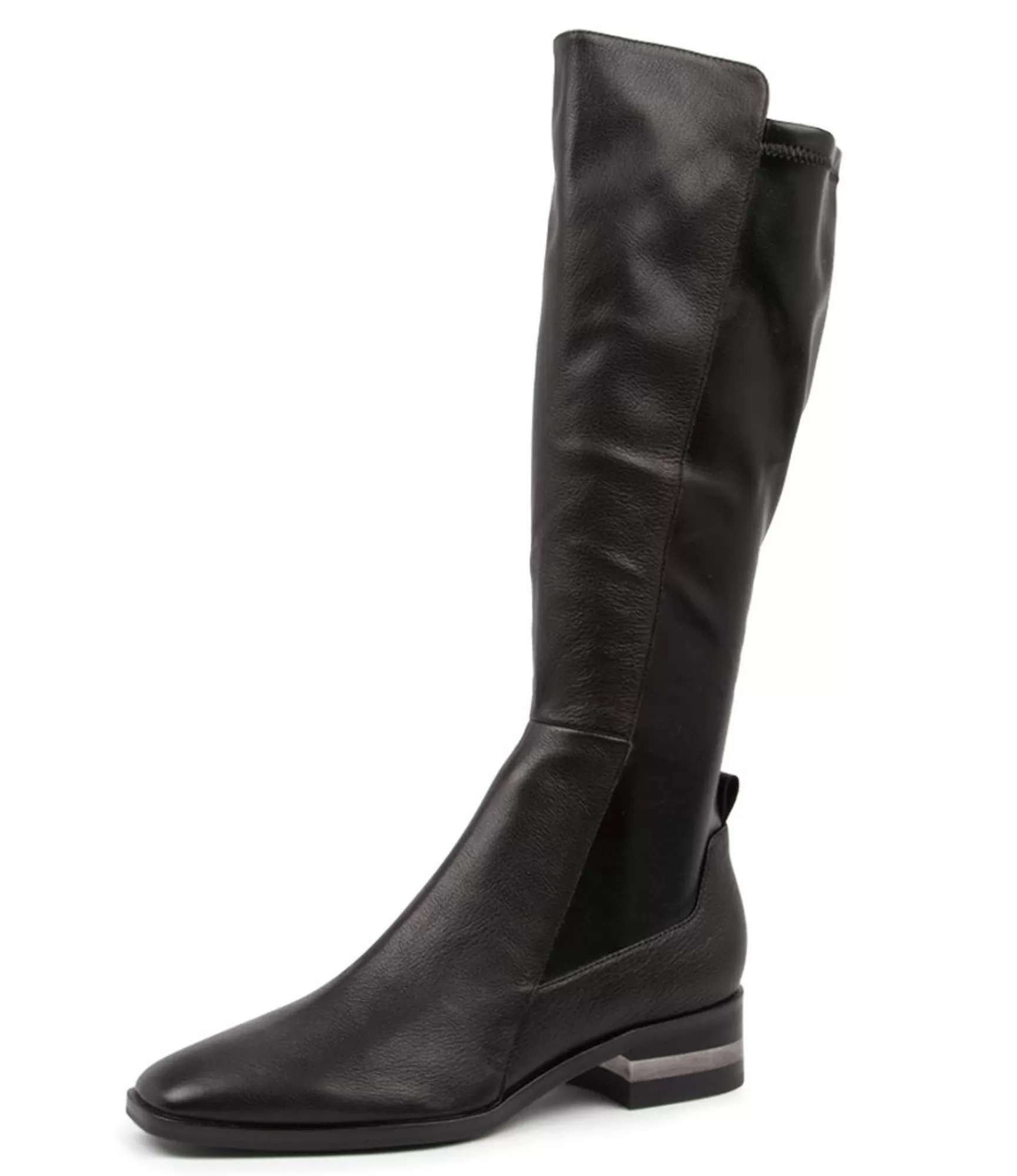 Best Sale Midas Shoes Fox Black Leather-Stretch