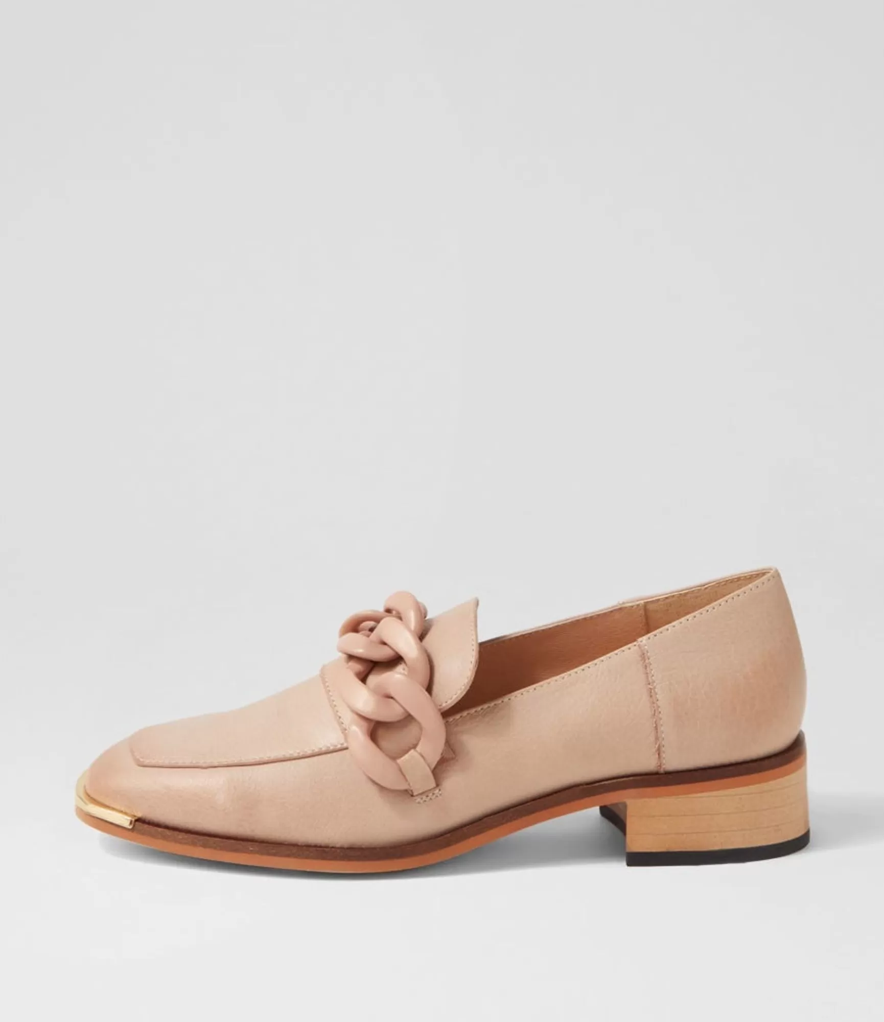 Best Sale Midas Shoes Freyah Nude Leather Heels