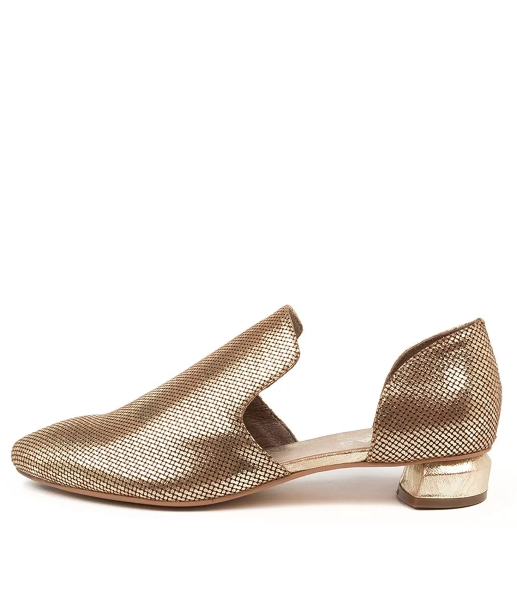 Discount Midas Shoes Fyre Old Gold Cut Leather