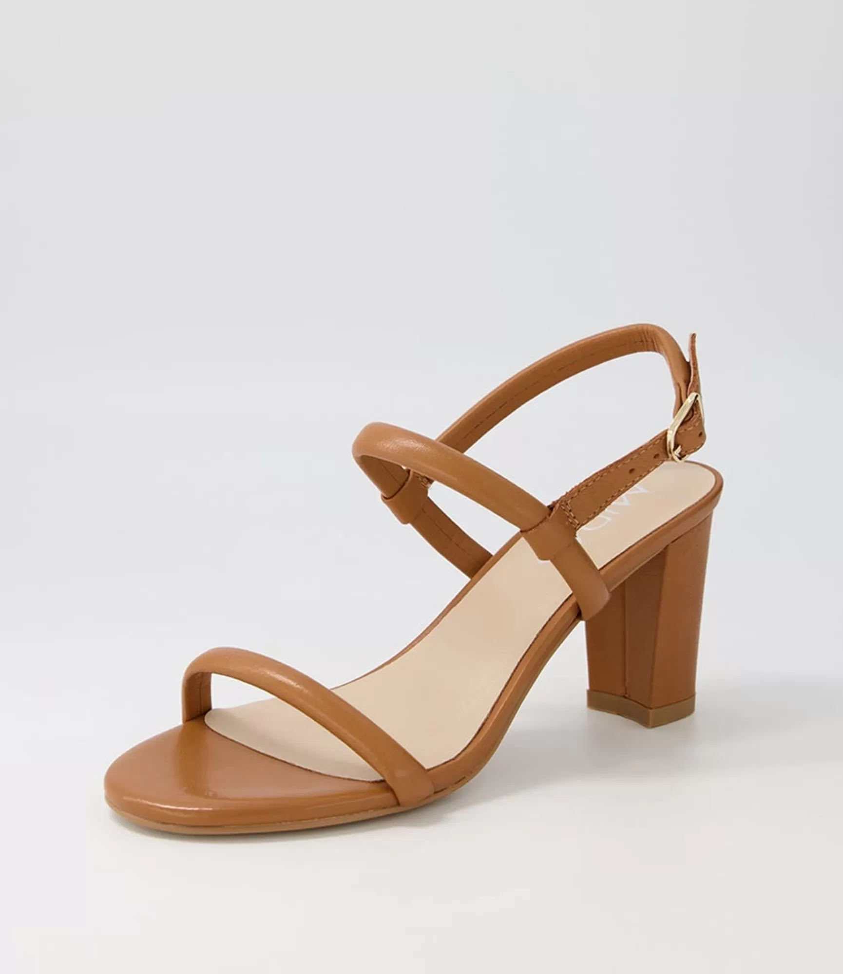 Discount Midas Shoes Gablee Dark Tan Leather Sandals