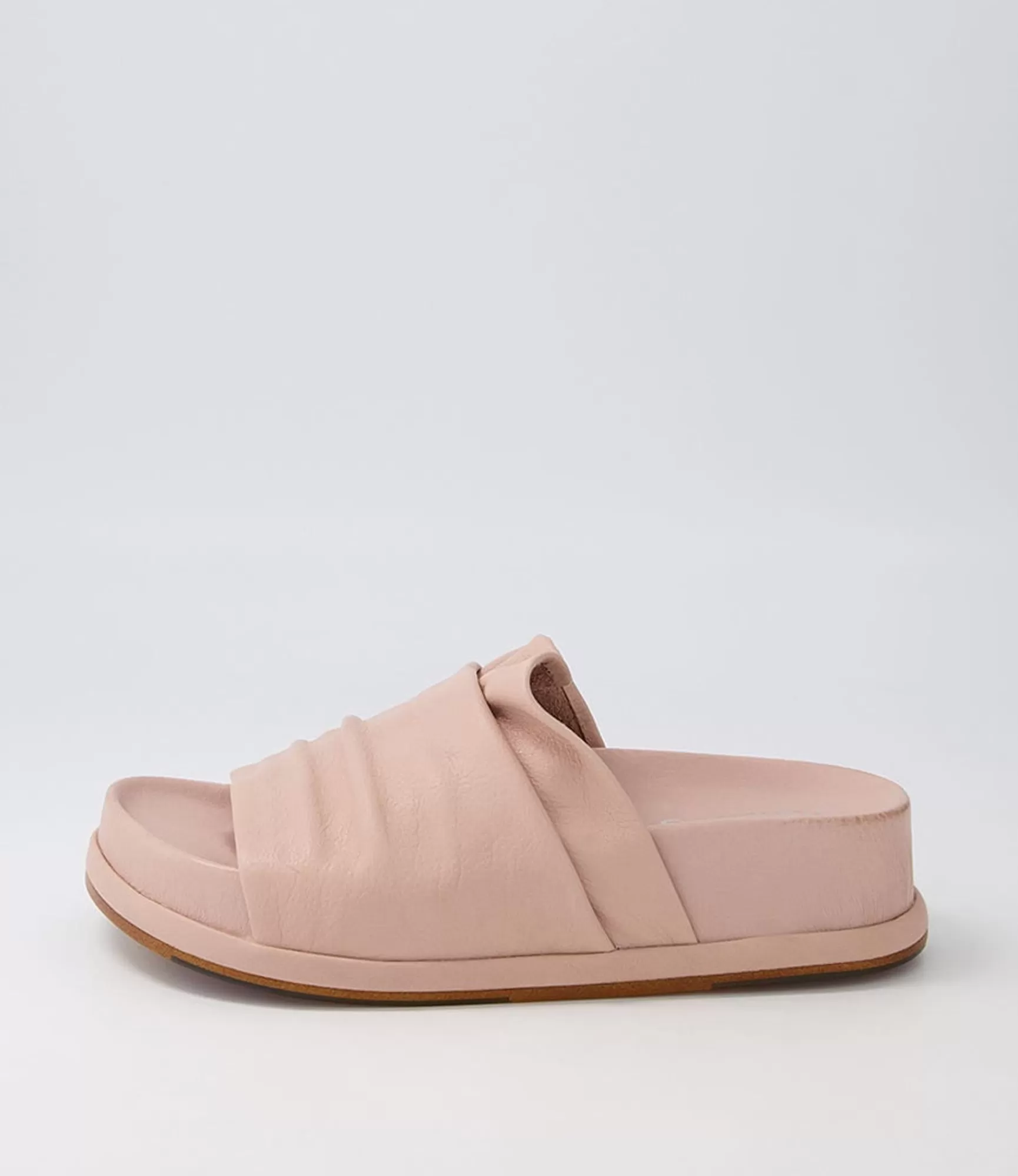 Fashion Midas Shoes Gabler Cafe Leather Slides