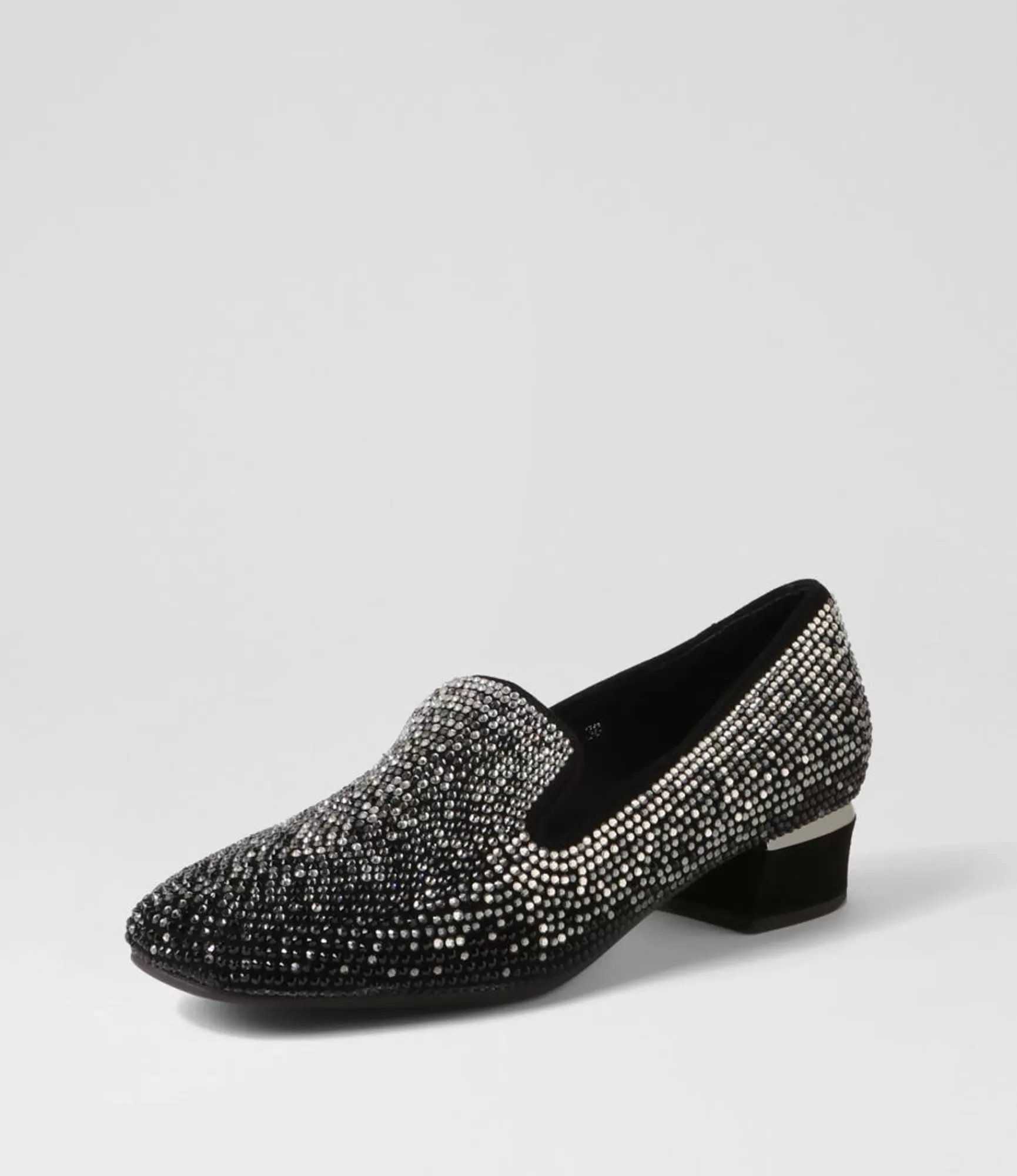 Online Midas Shoes Gallosh New Black Suede Heels