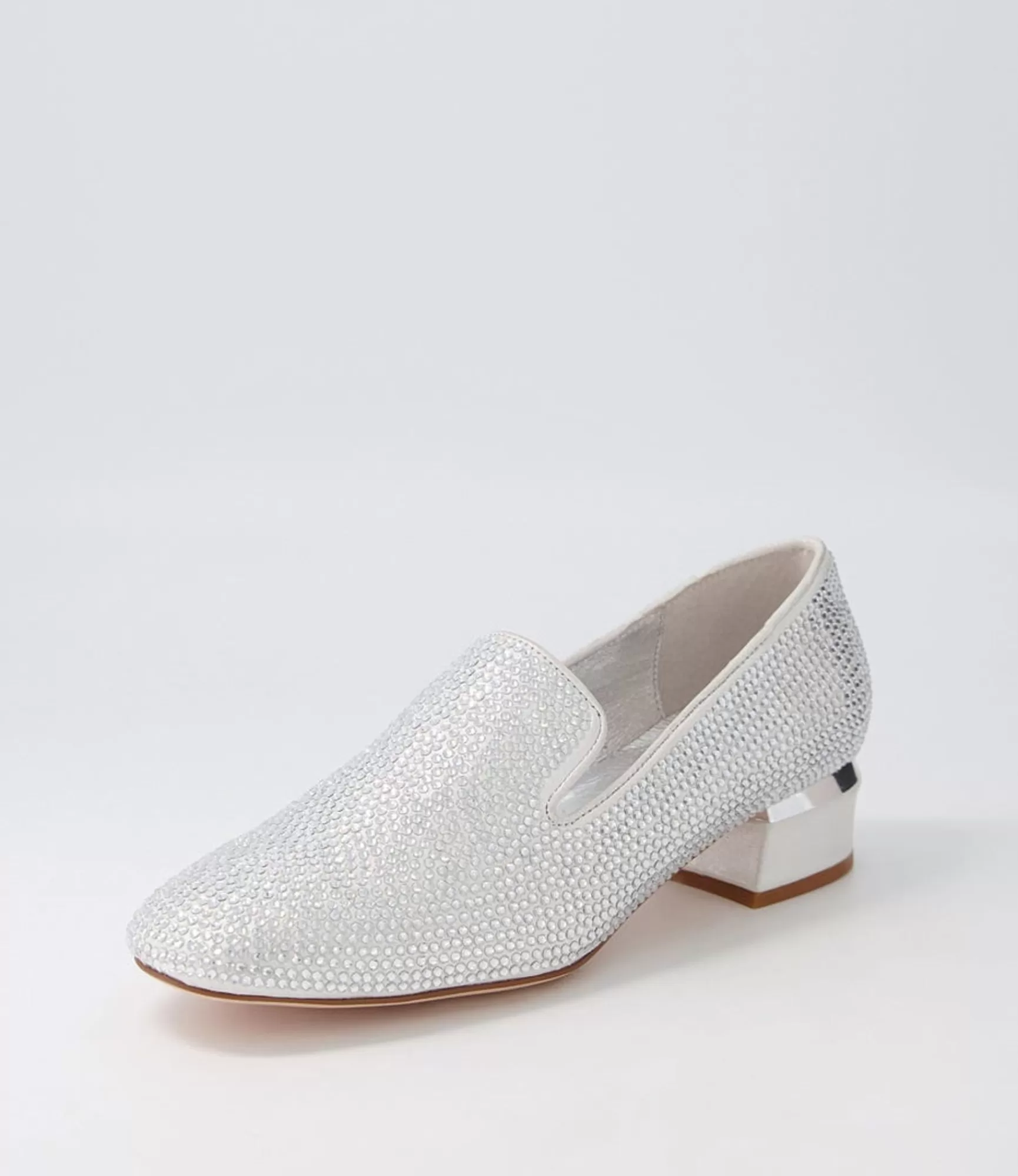 Sale Midas Shoes Gallosh Silver Shimmer Multi Heels