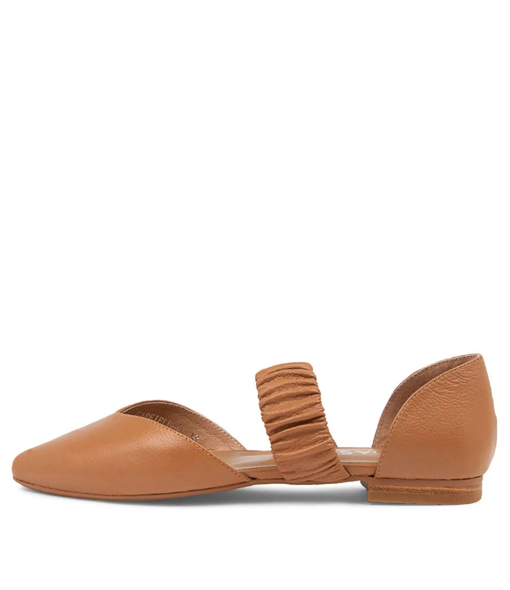 Flash Sale Midas Shoes Garfield Dark Tan Leather Flat Shoes