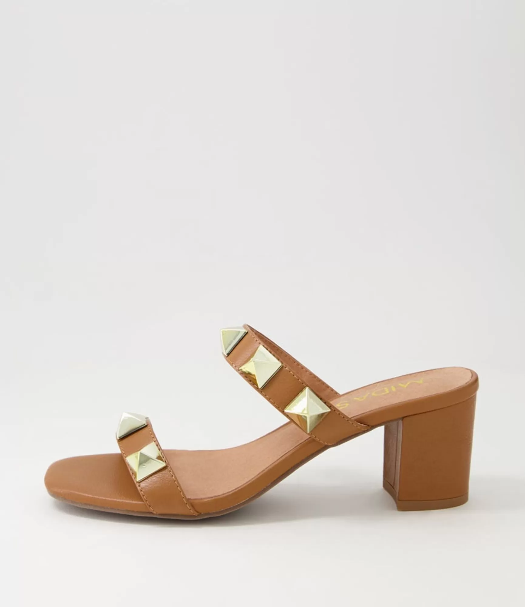 Cheap Midas Shoes Gemani Dark Tan Leather Sandals