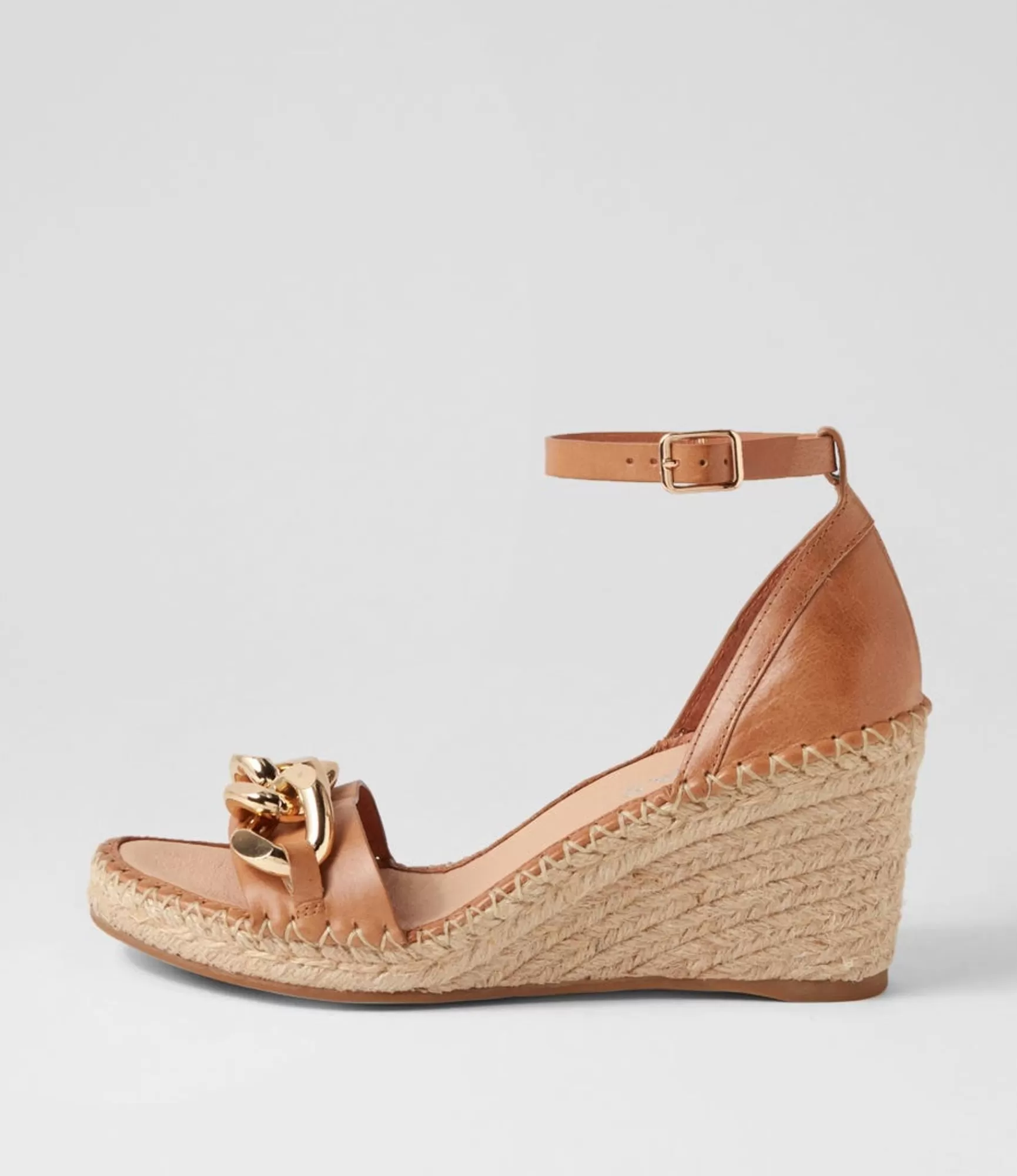Cheap Midas Shoes Geysi Tan Natural Rope Leather Sandals