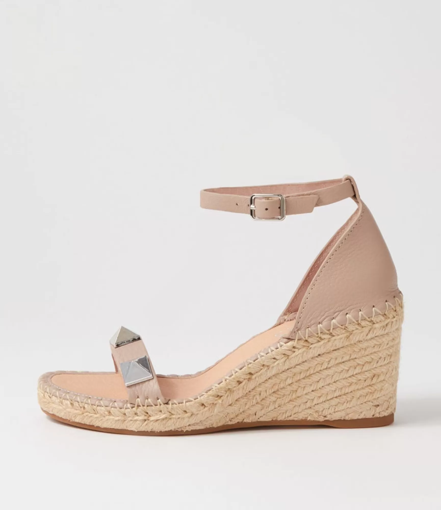 Hot Midas Shoes Gillies Rose Leather Wedges