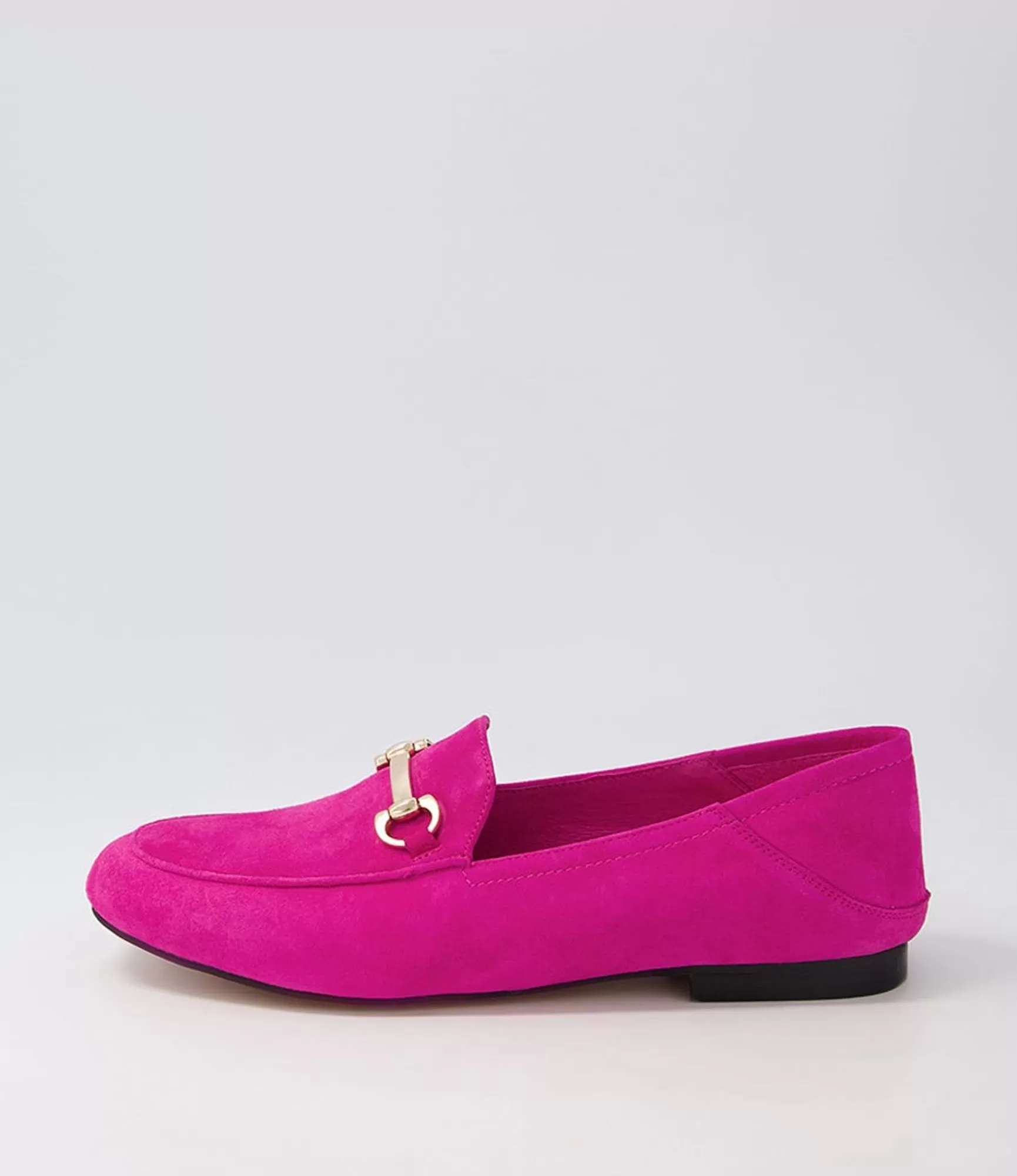 Best Sale Midas Shoes Ginnas Fuchsia Suede Loafers