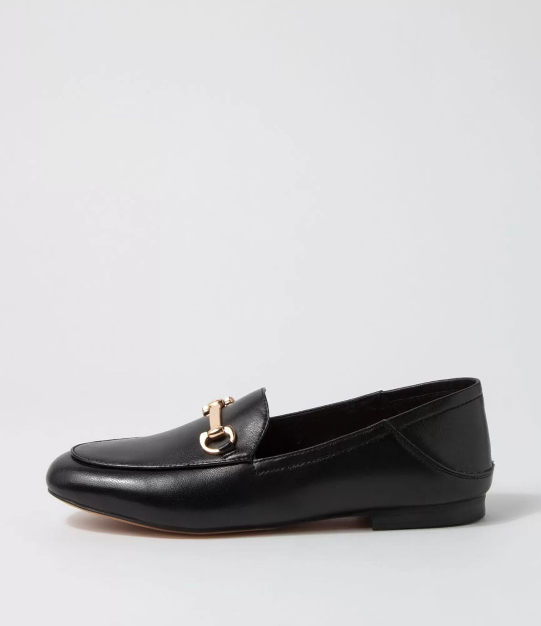Sale Midas Shoes Ginnas Half Black Leather Loafers