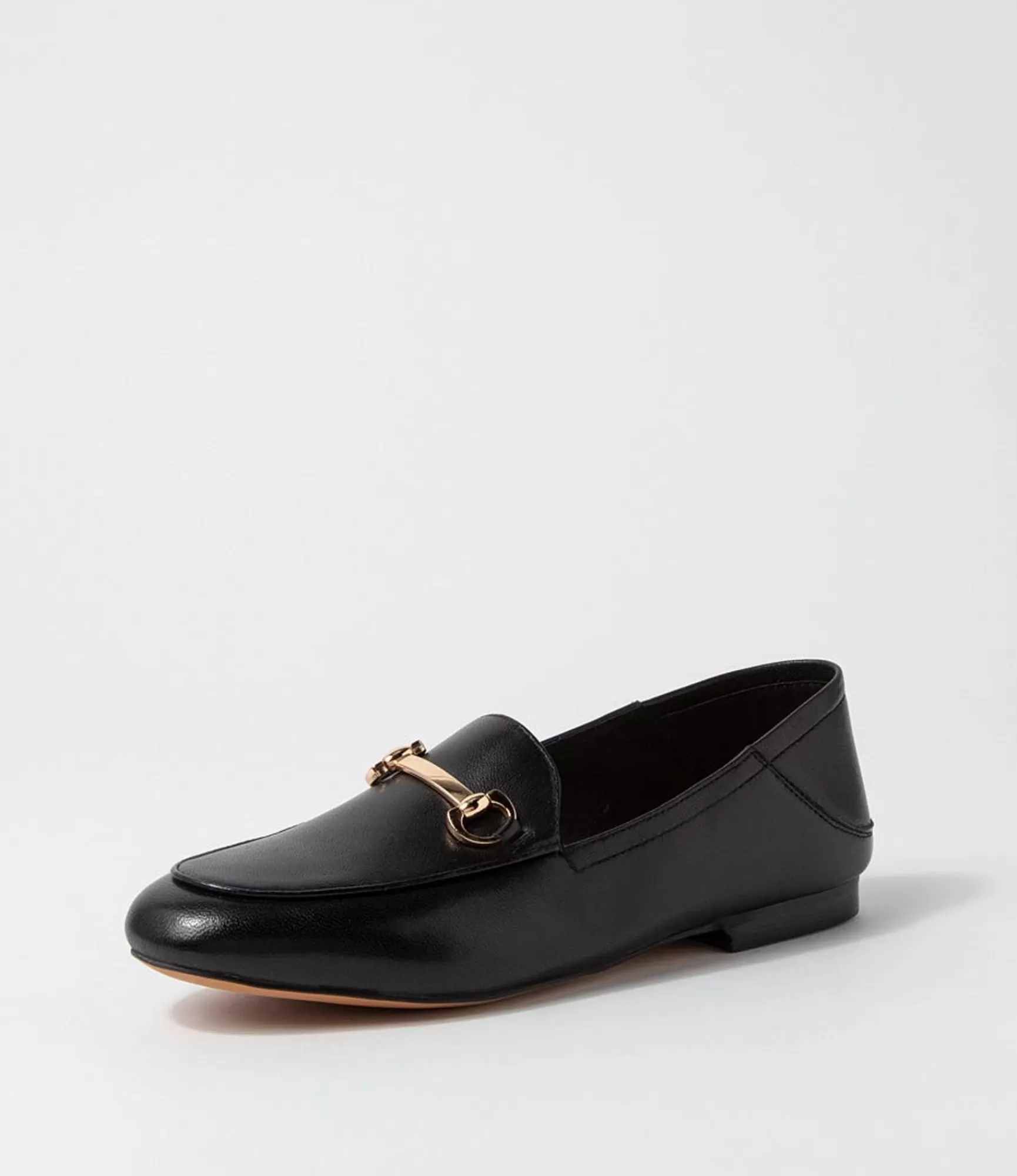 Sale Midas Shoes Ginnas Half Black Leather Loafers