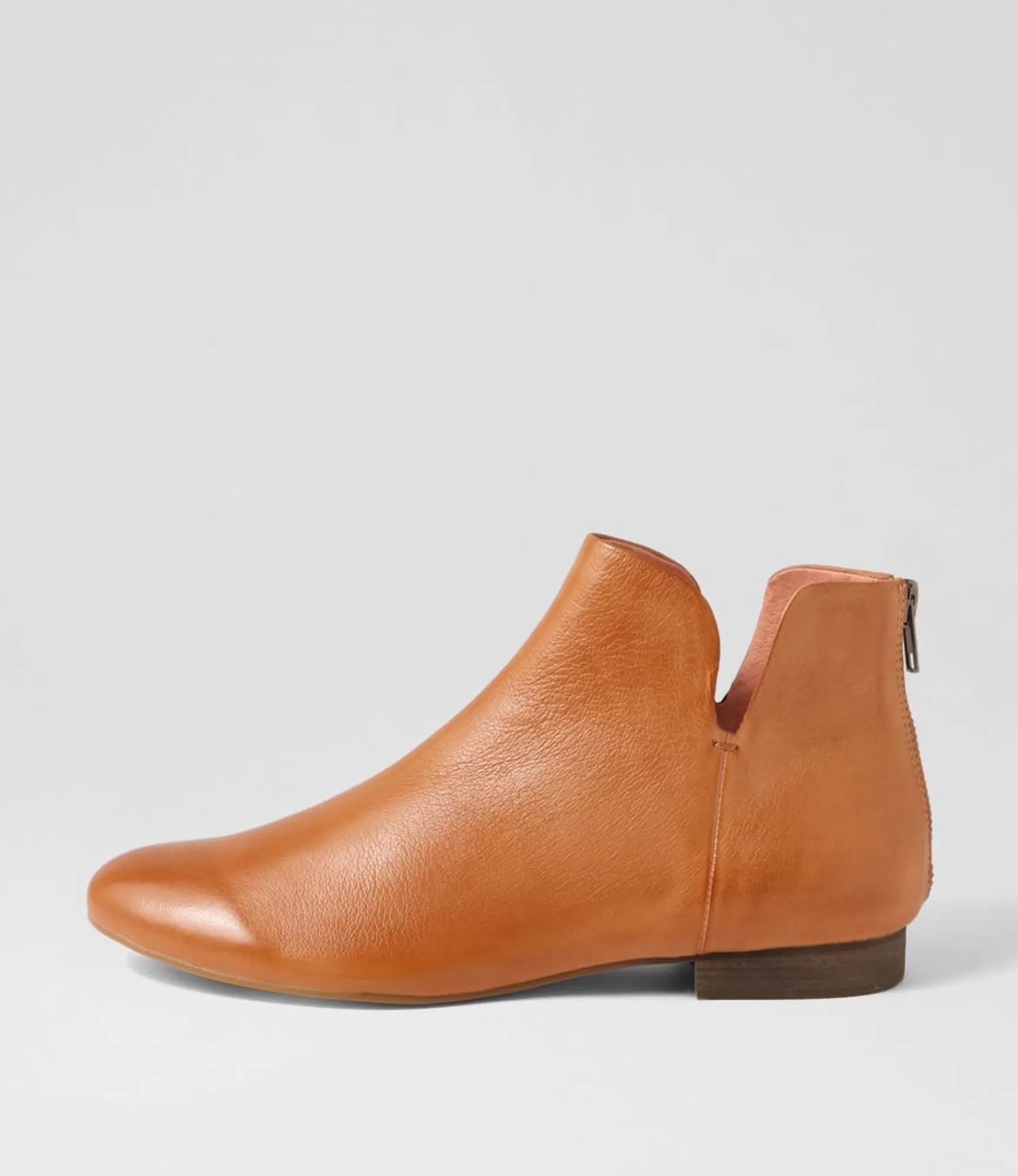 Discount Midas Shoes Gipps Tan Leather Ankle Boots