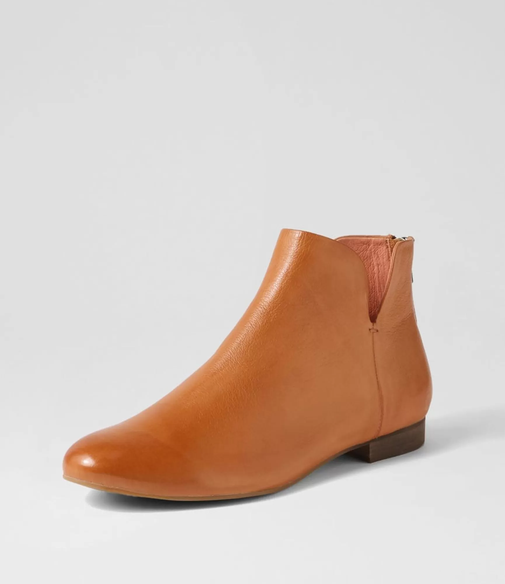 Discount Midas Shoes Gipps Tan Leather Ankle Boots