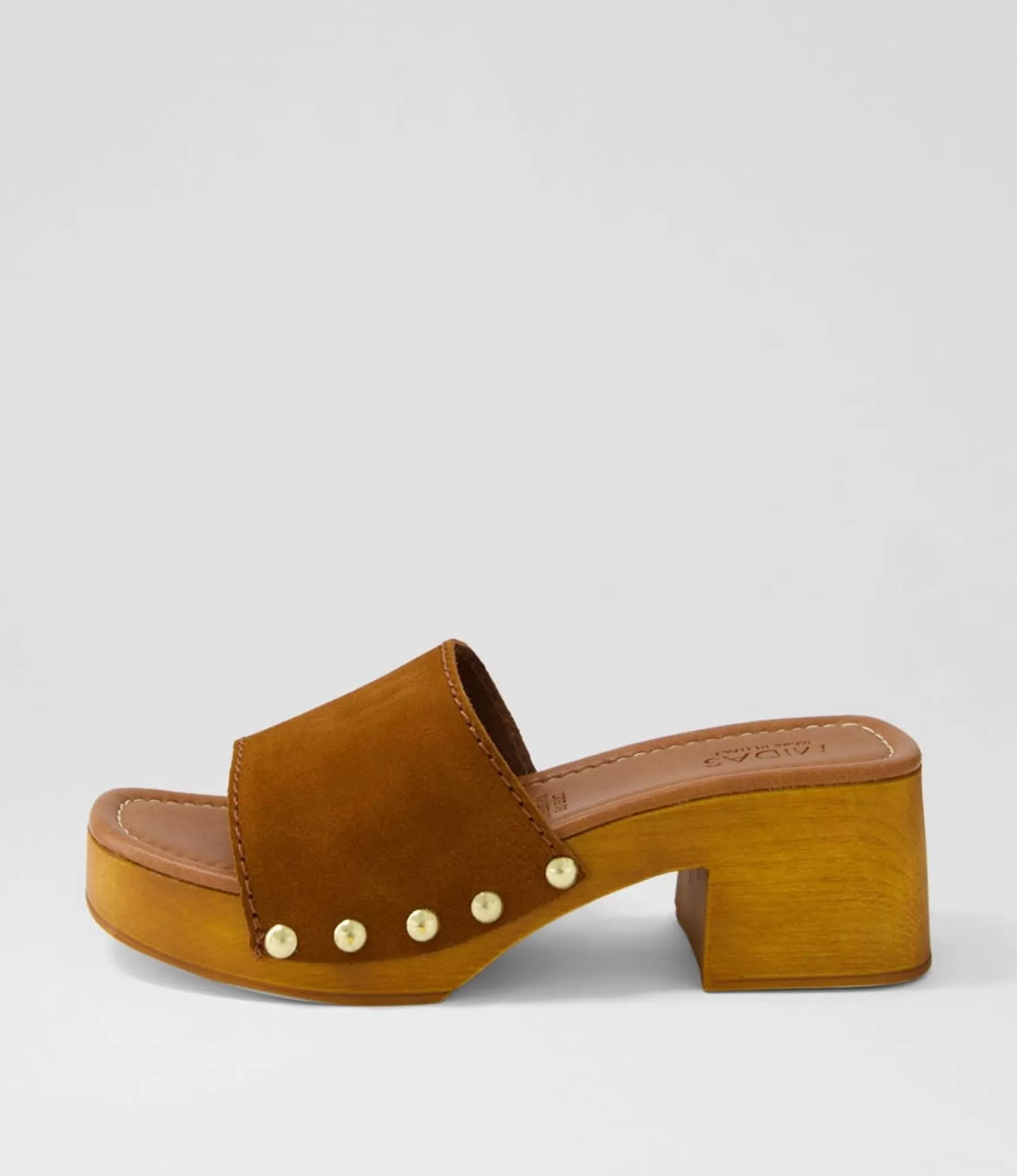 Fashion Midas Shoes Gladd Brown Suede Sandals