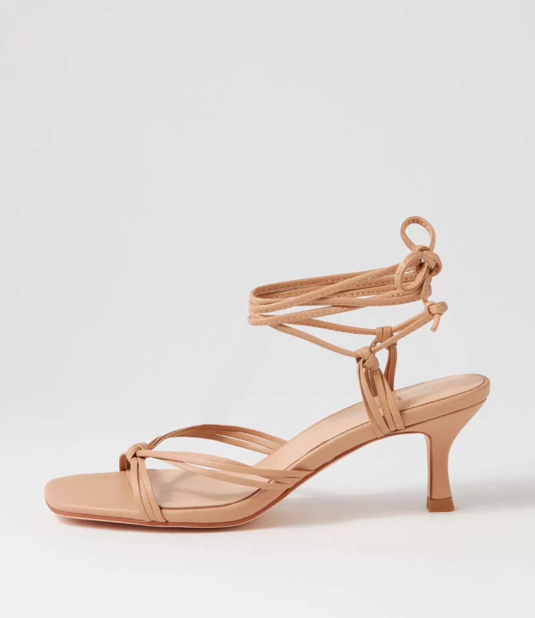 Fashion Midas Shoes Goddess Nude Leather Sandals