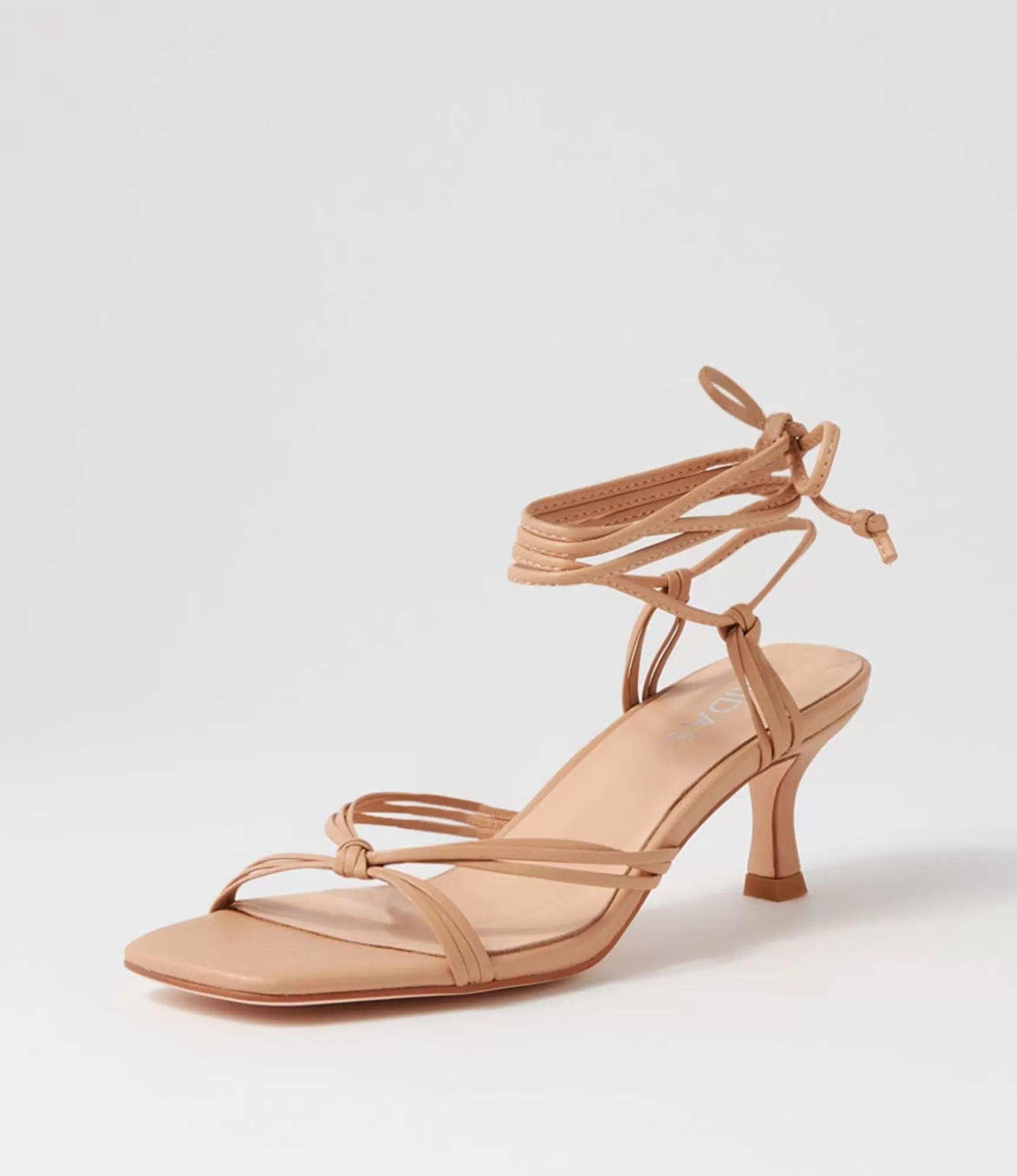 Fashion Midas Shoes Goddess Nude Leather Sandals